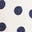 Ivory/Navy Spot