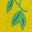 Motif tropical jaune maïs