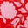 Rouge dragon, motif Wildflower Prairie