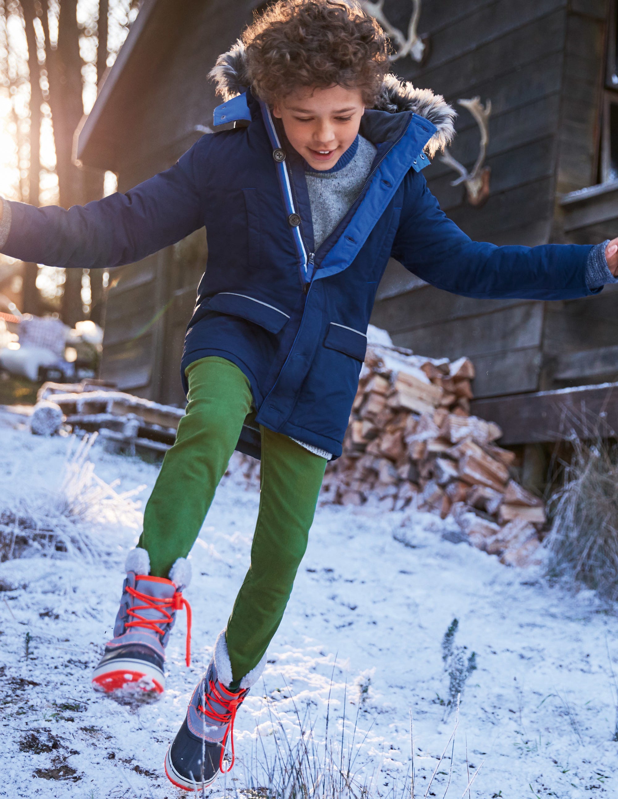 mini boden snow boots