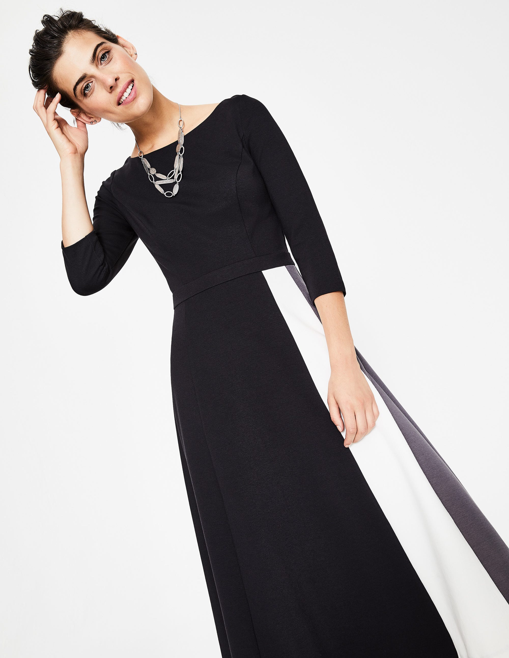 claudia ponte midi dress boden