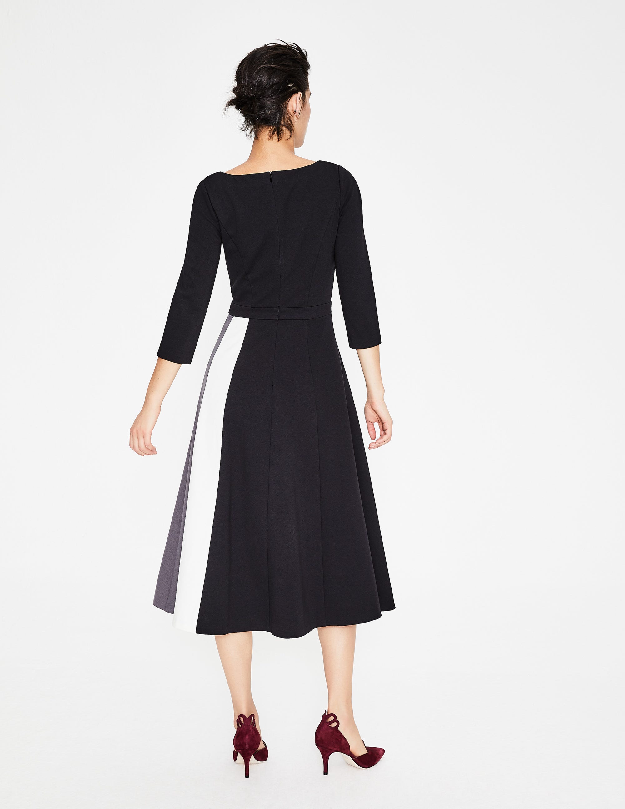 claudia ponte midi dress