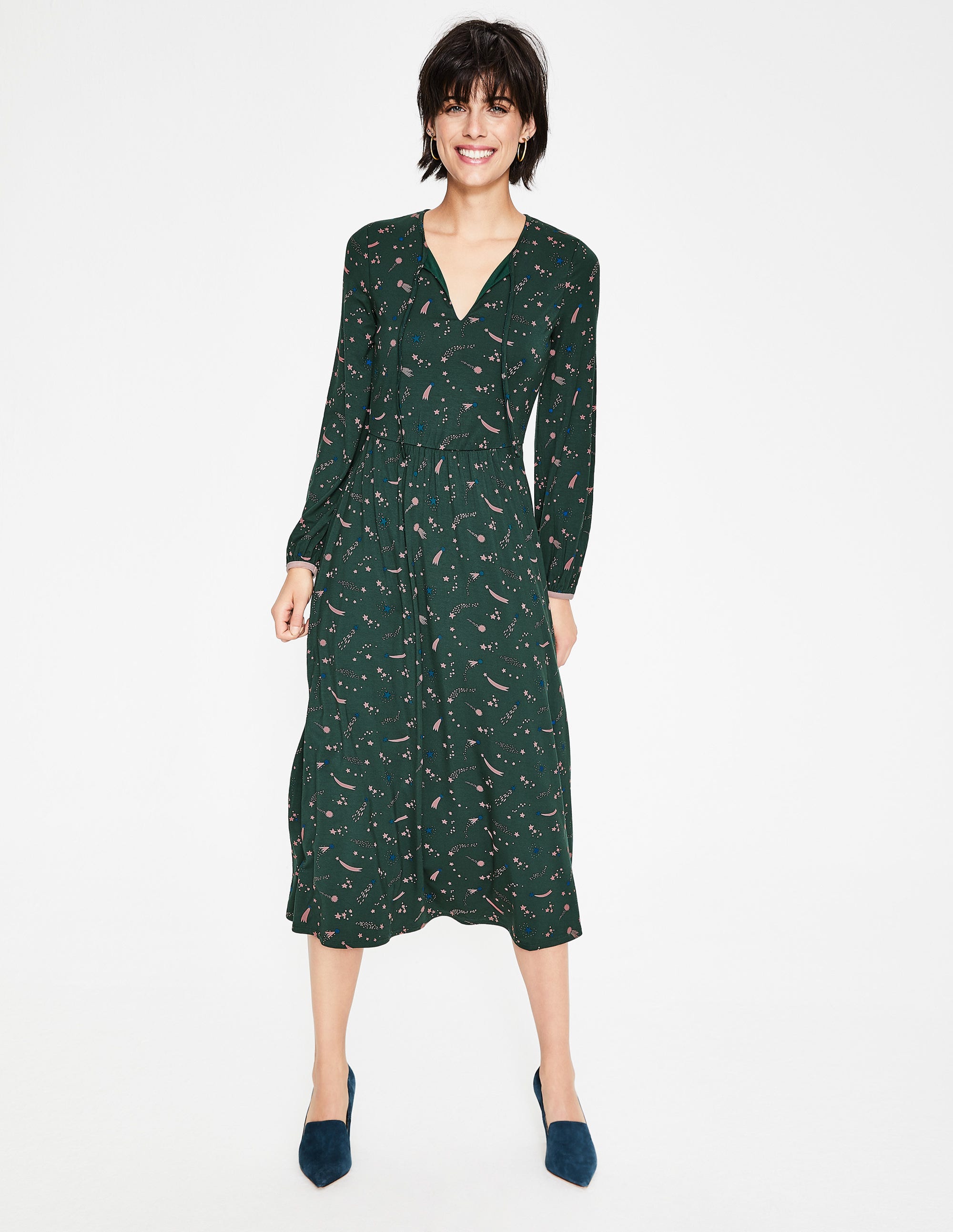 boden polly jersey midi dress