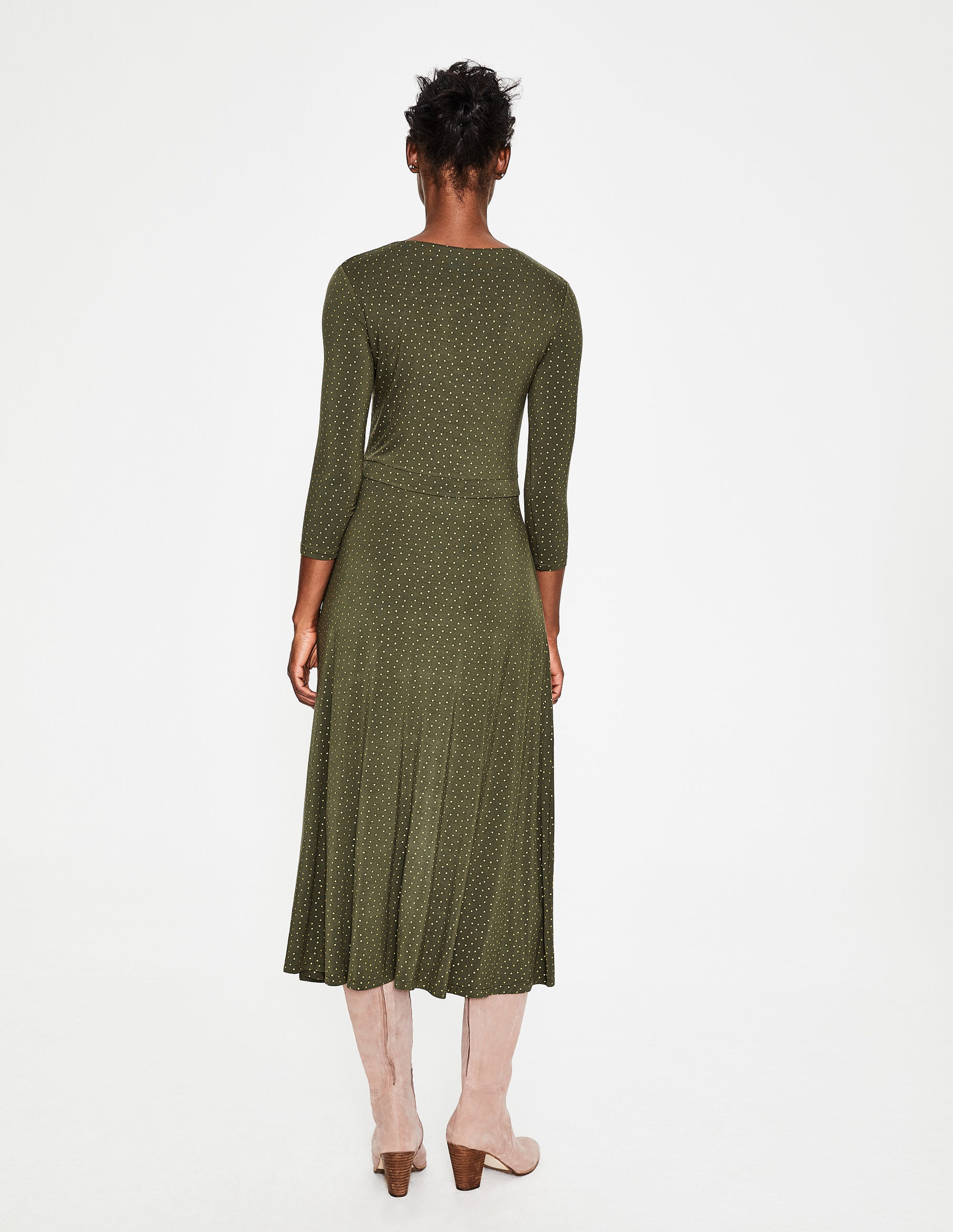 coraline jersey midi dress