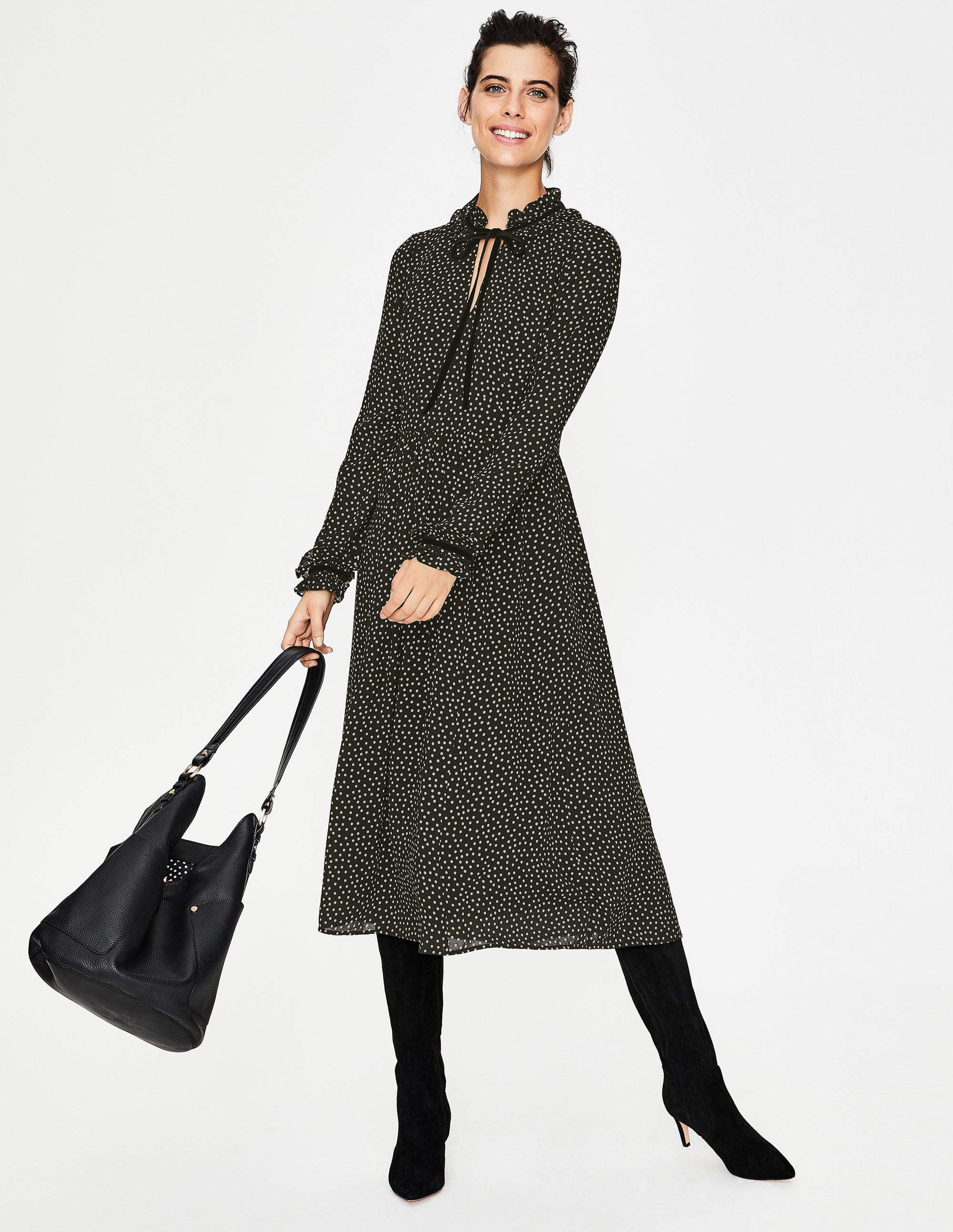 black midi dress 18