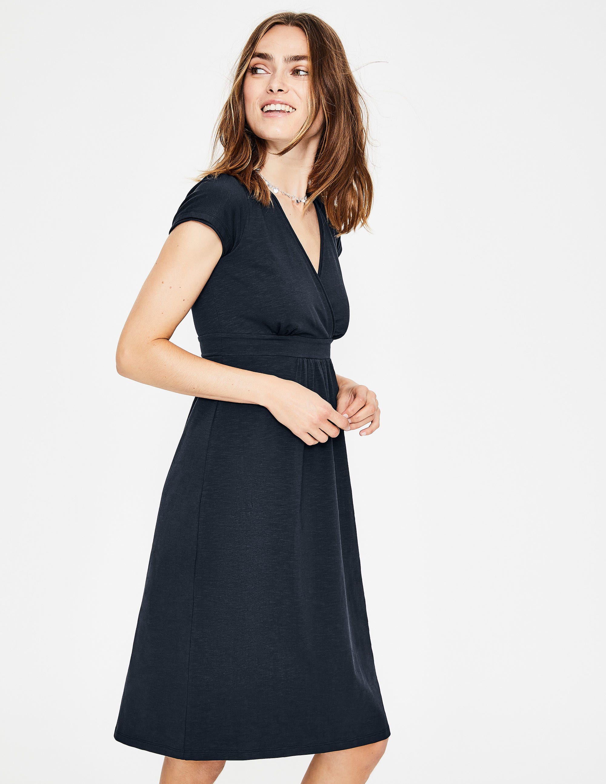 Jersey Noir En Robe Décontractée Robe rxWCoeQdBE