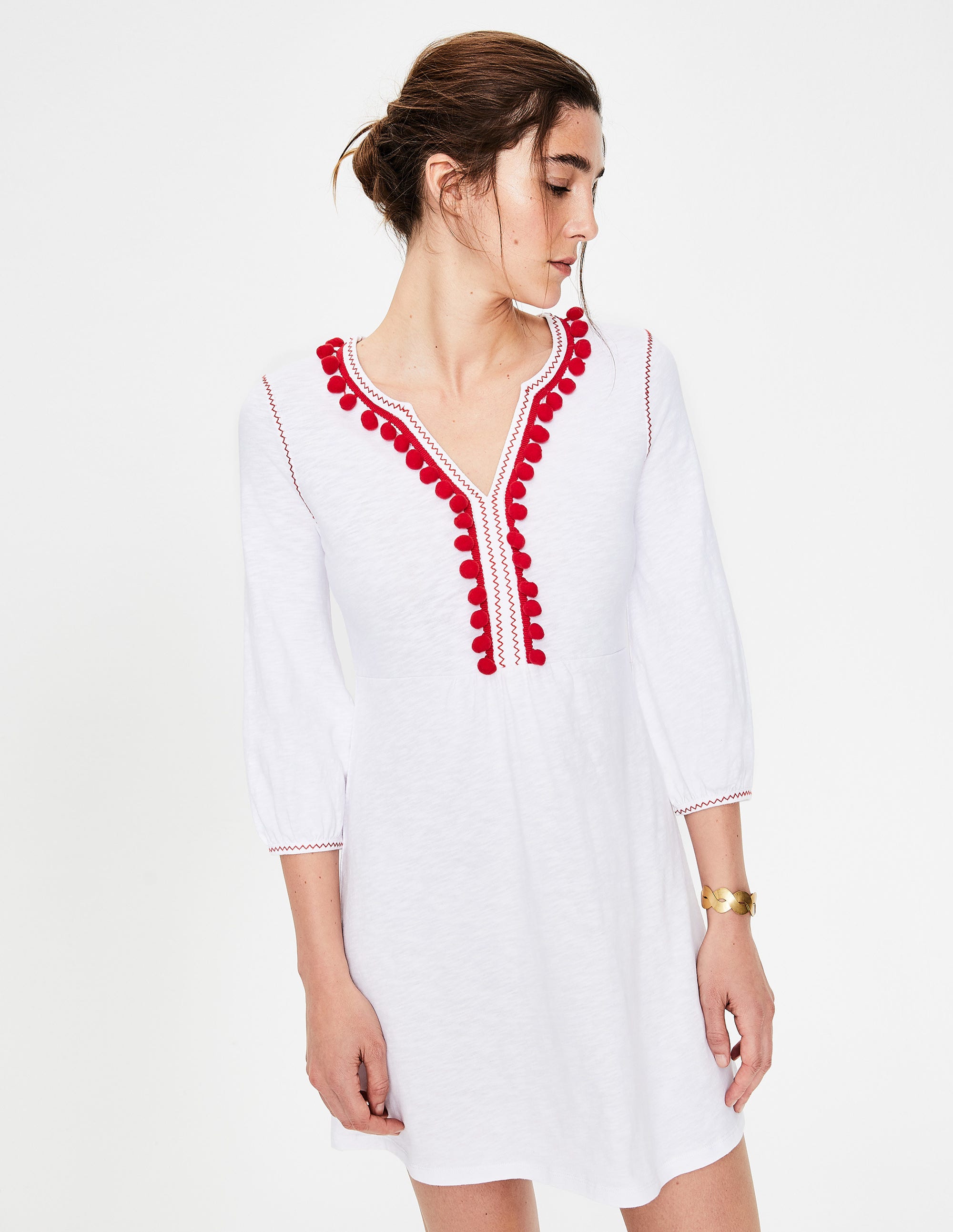 Carina Jersey Tunic - Red Pop//Candy 