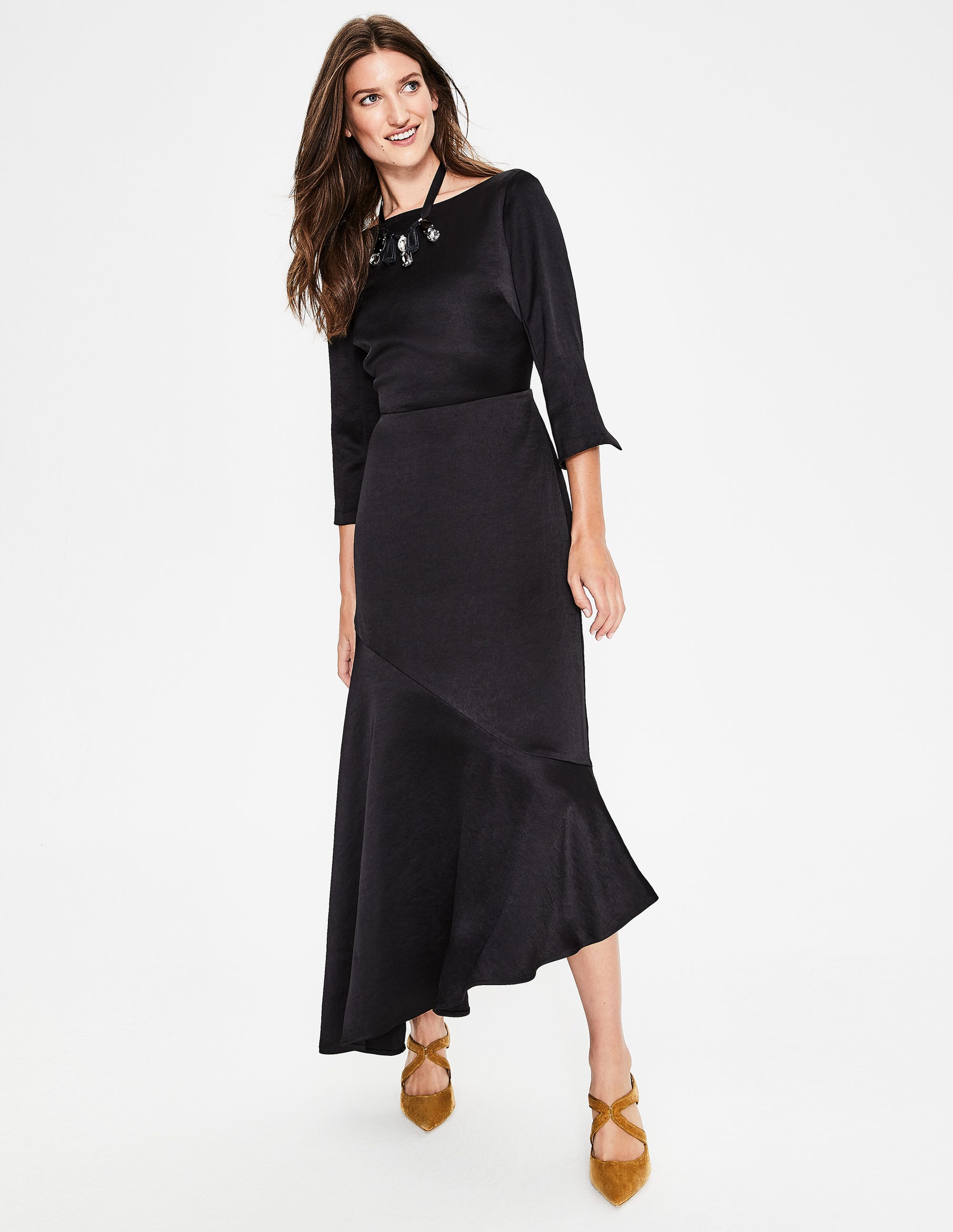 boden black maxi dress