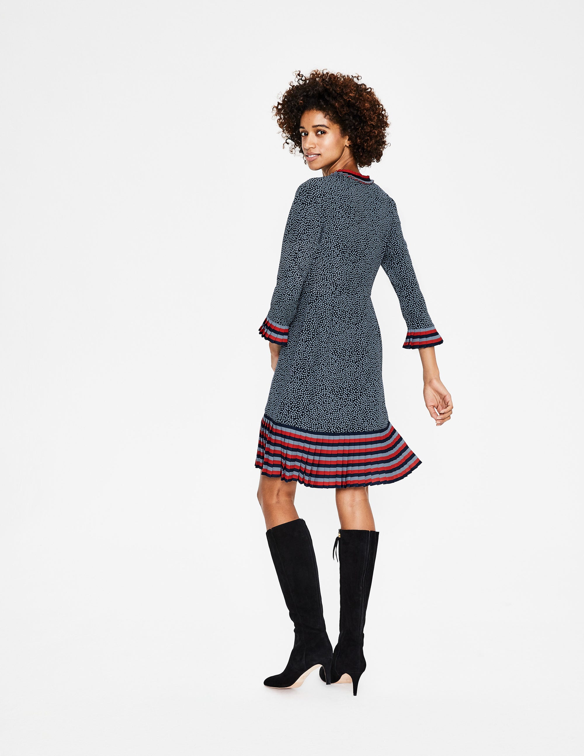 boden lara pleat dress