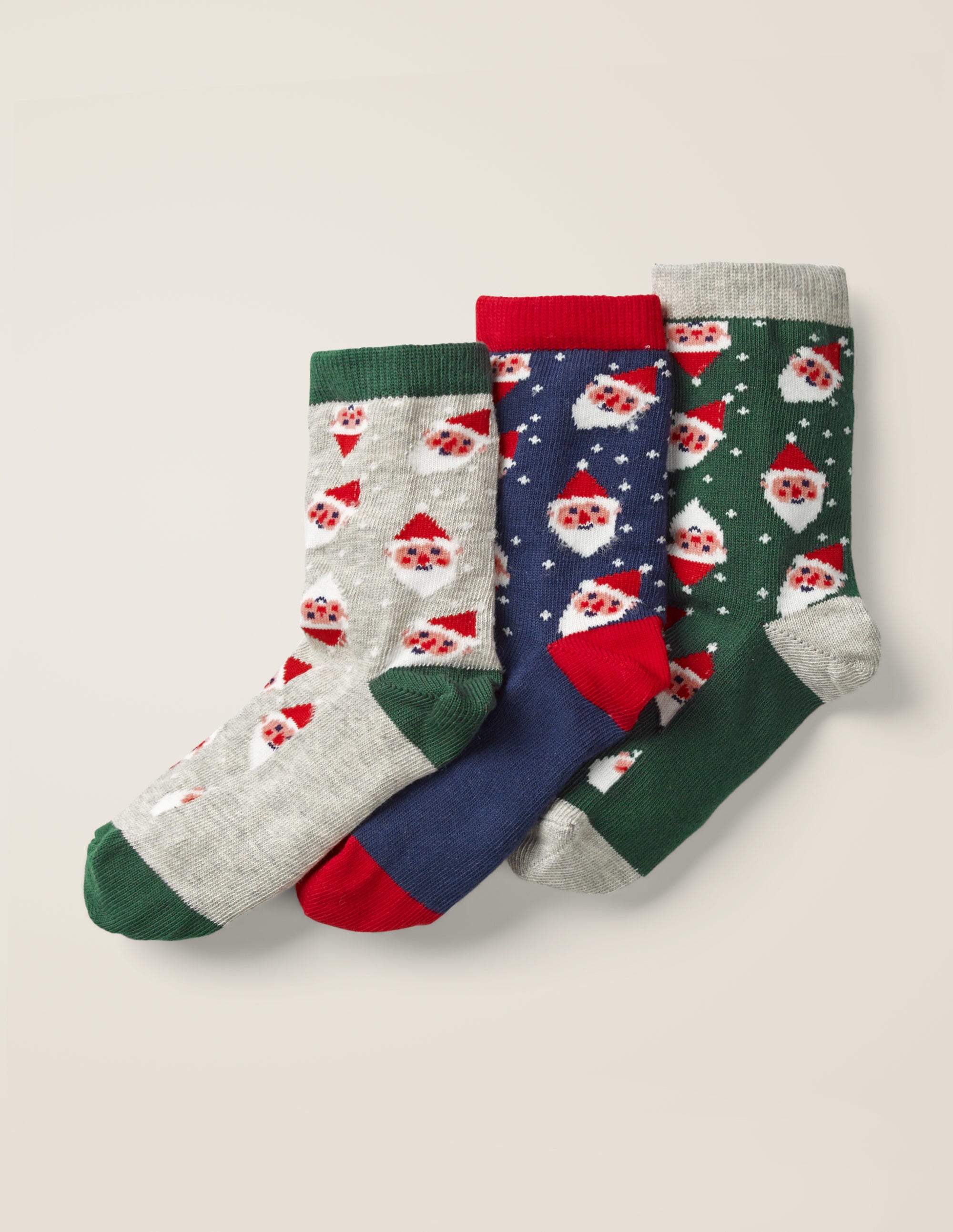 3 Pack Festive Socks - Christmas  Boden US