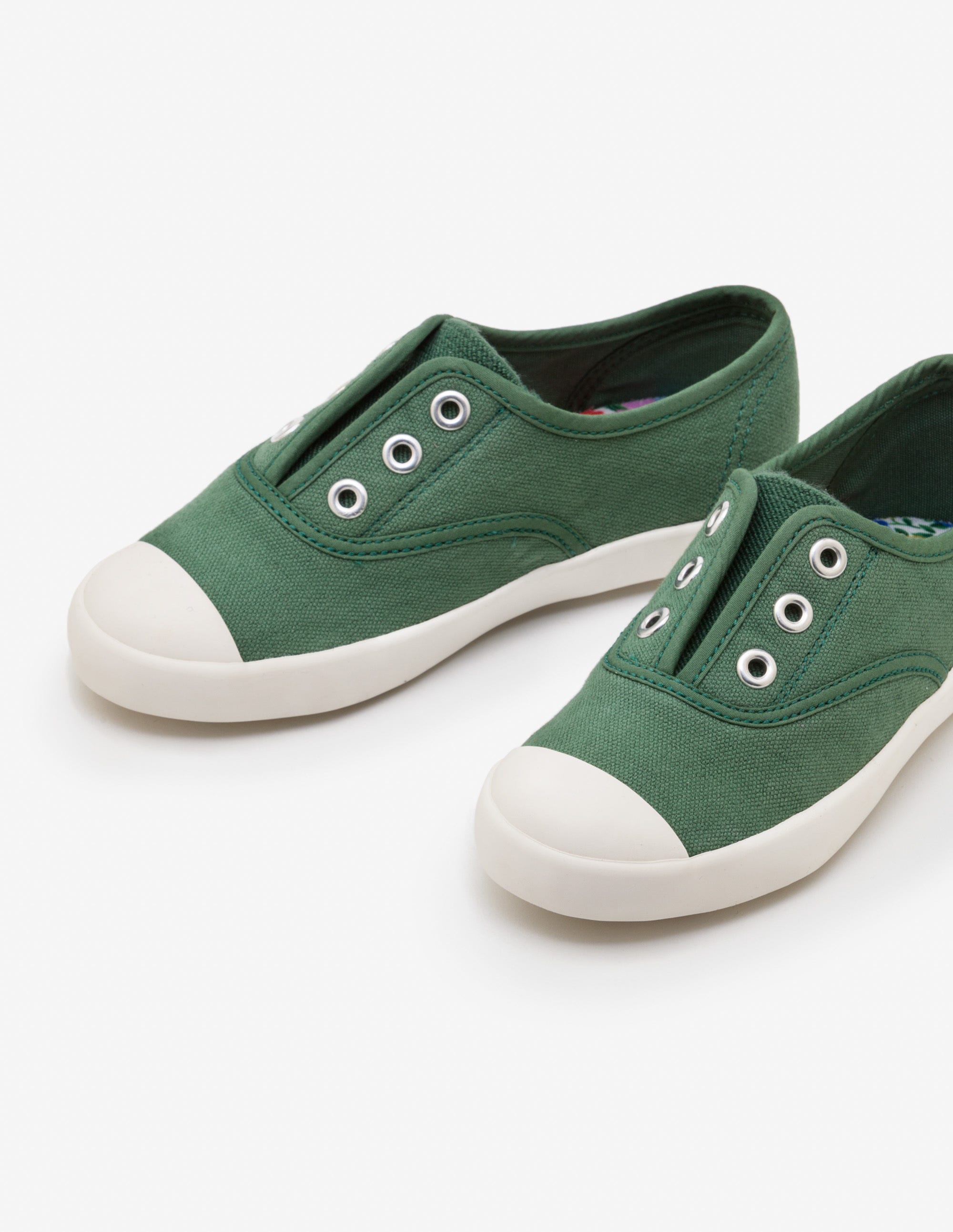 boden laceless canvas shoes