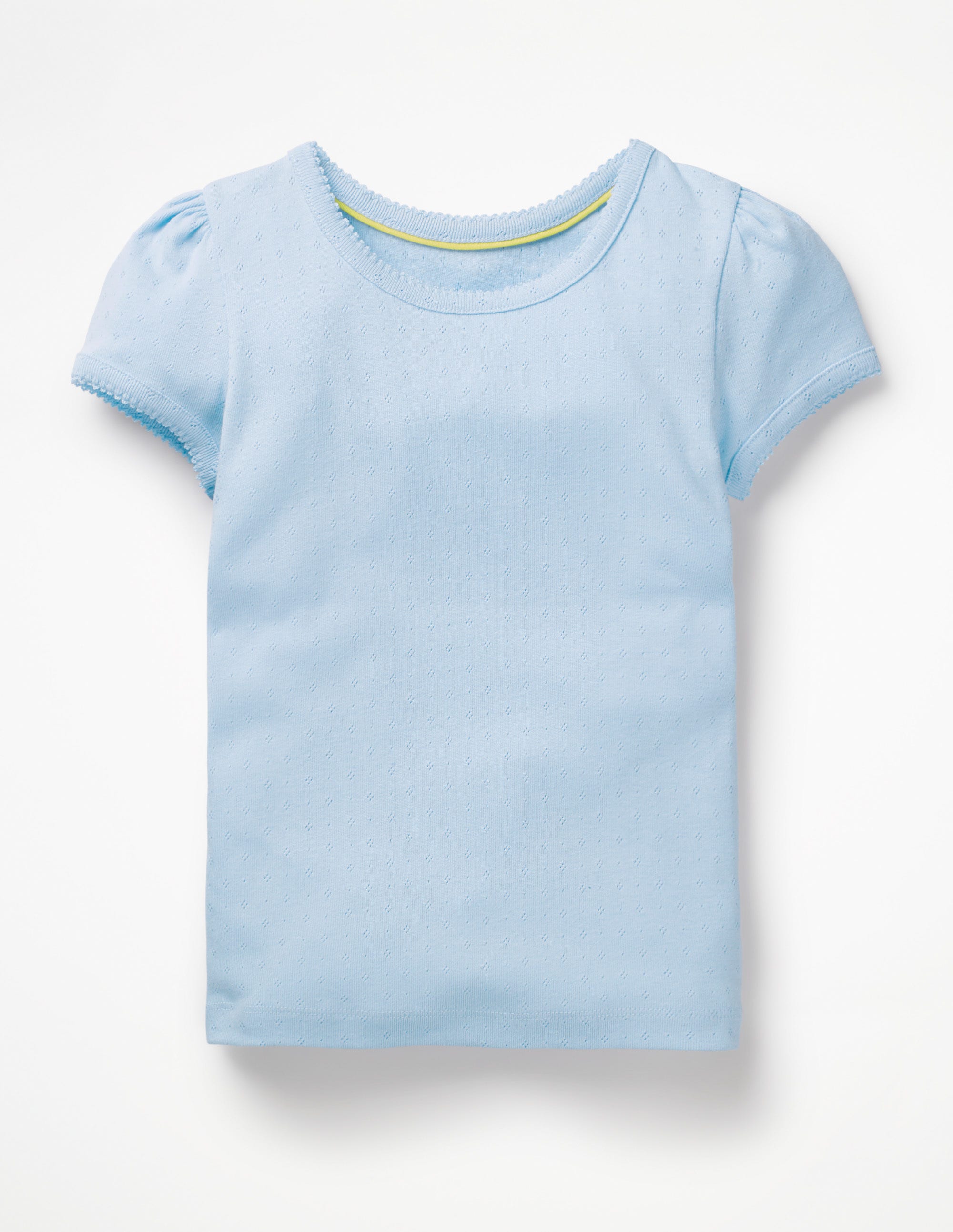Top manches courtes en pointelle BLU Boden Boden, Blue