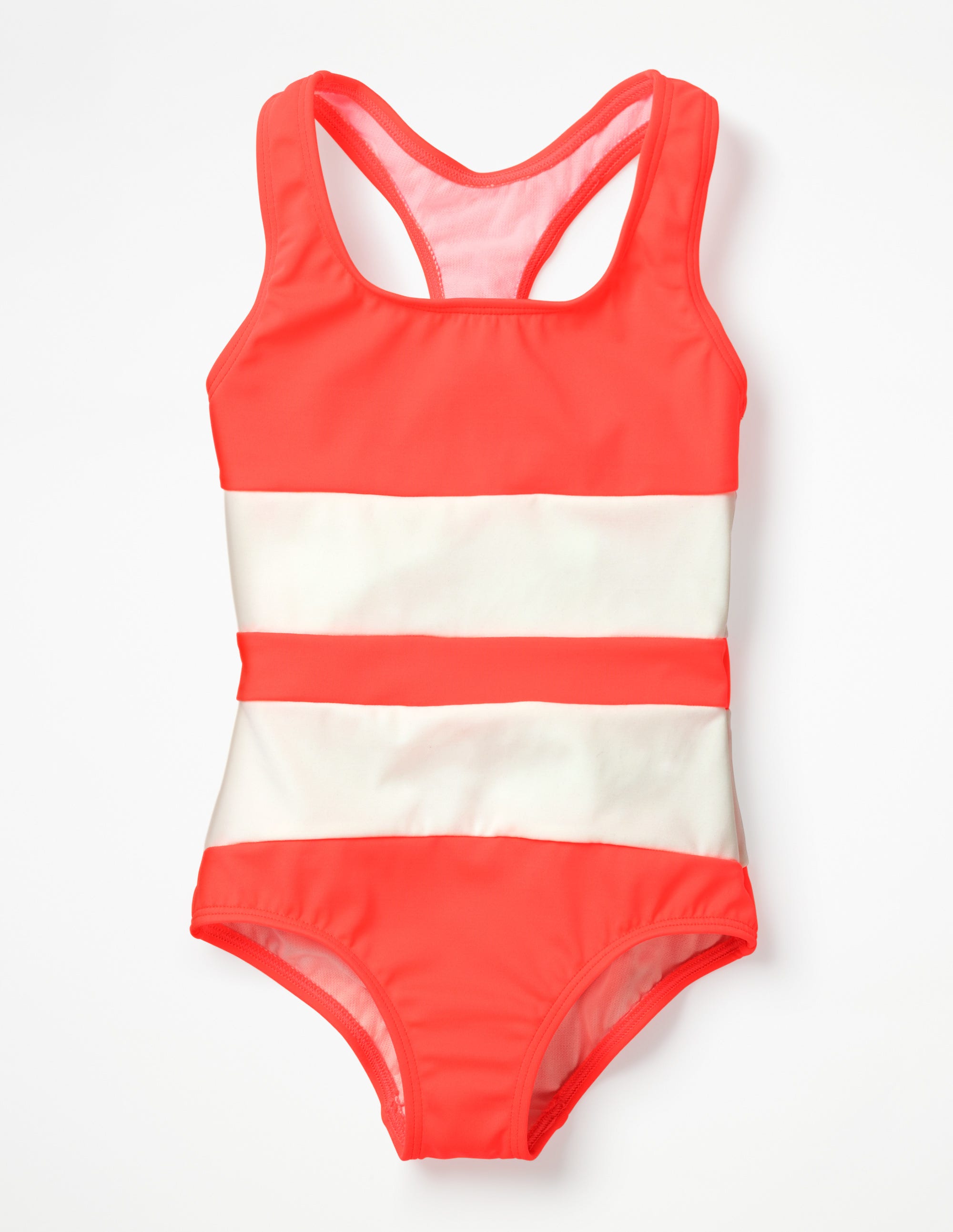 Maillot de bain à dos nageur PNK Fille Boden, Orange