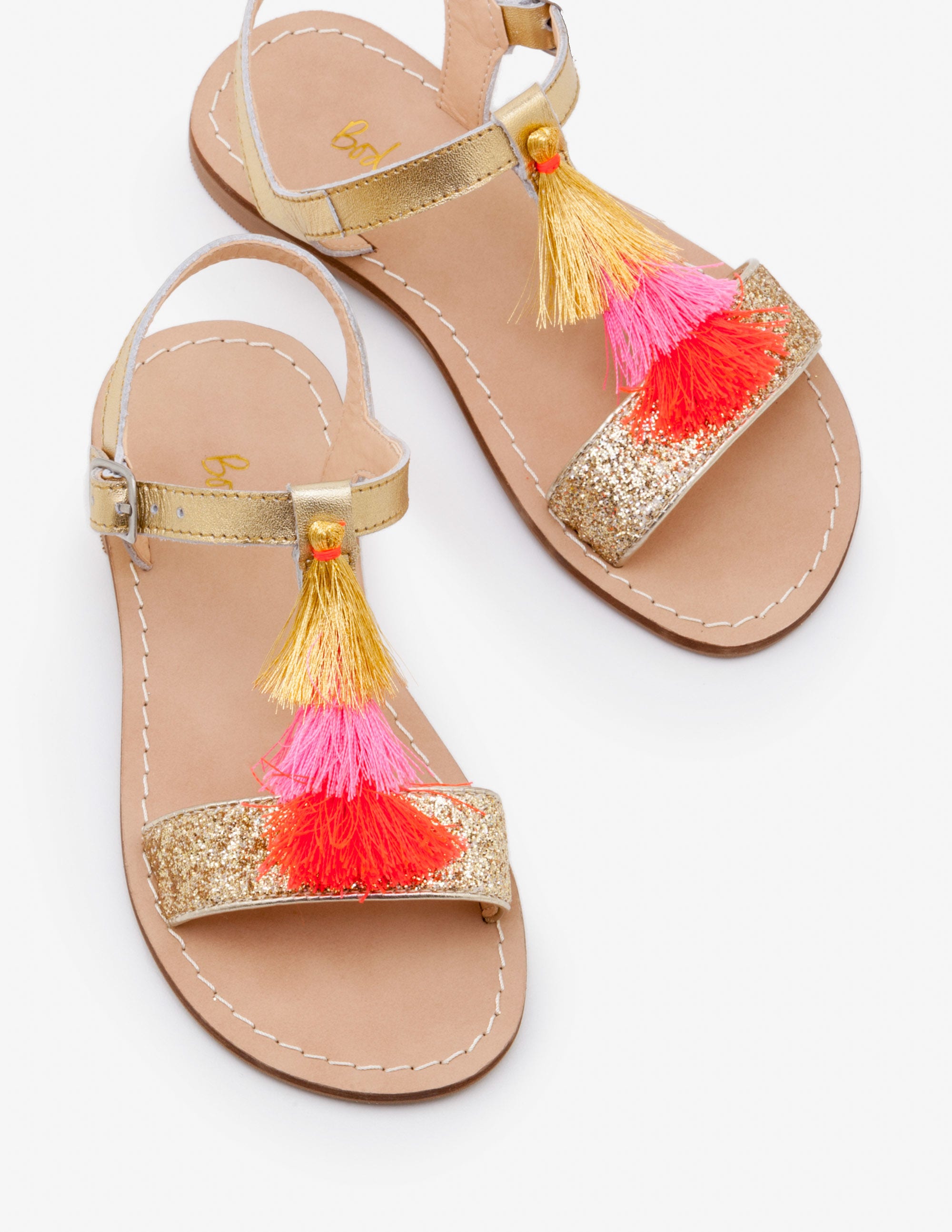boden rose gold sandals