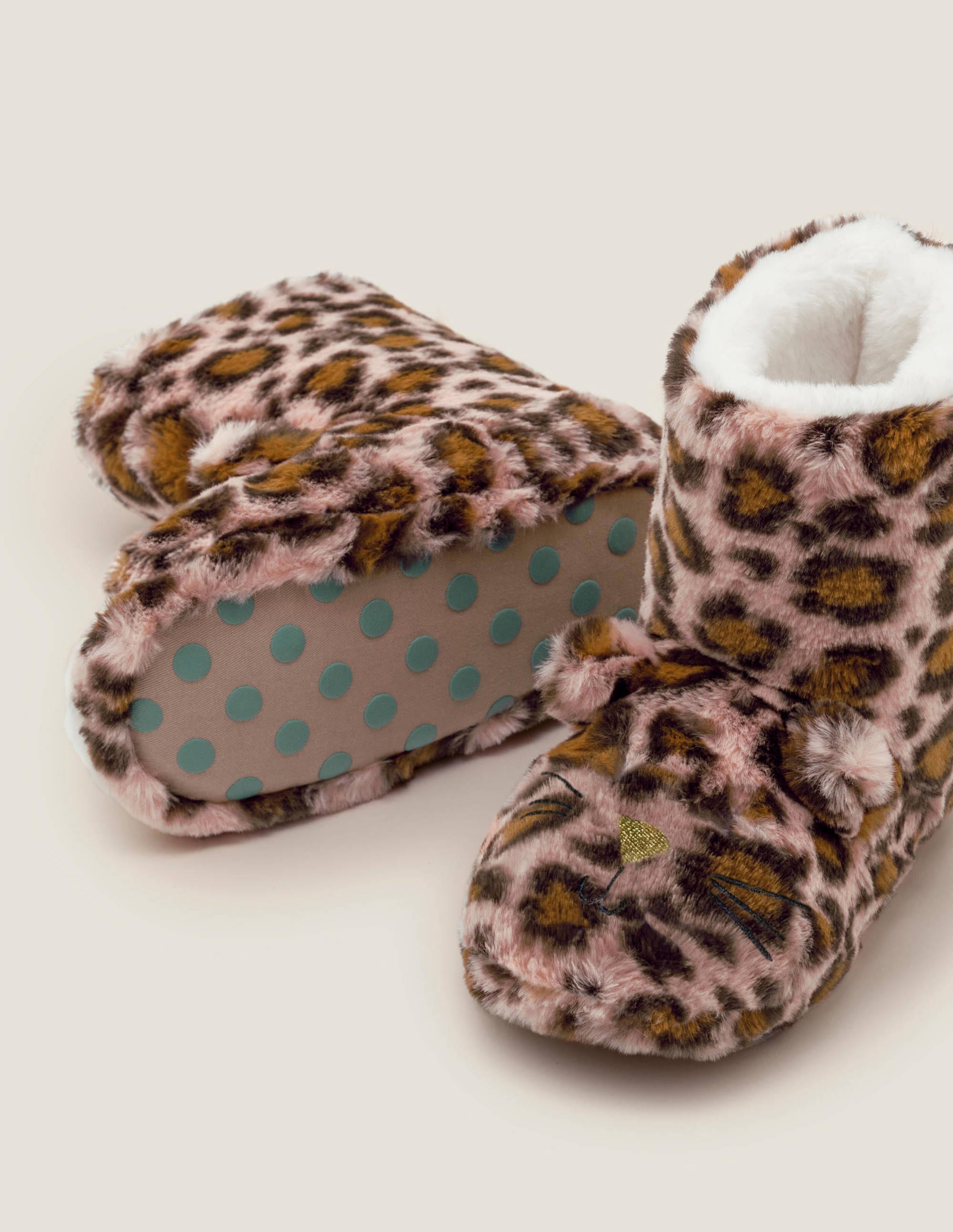 furry slipper boots