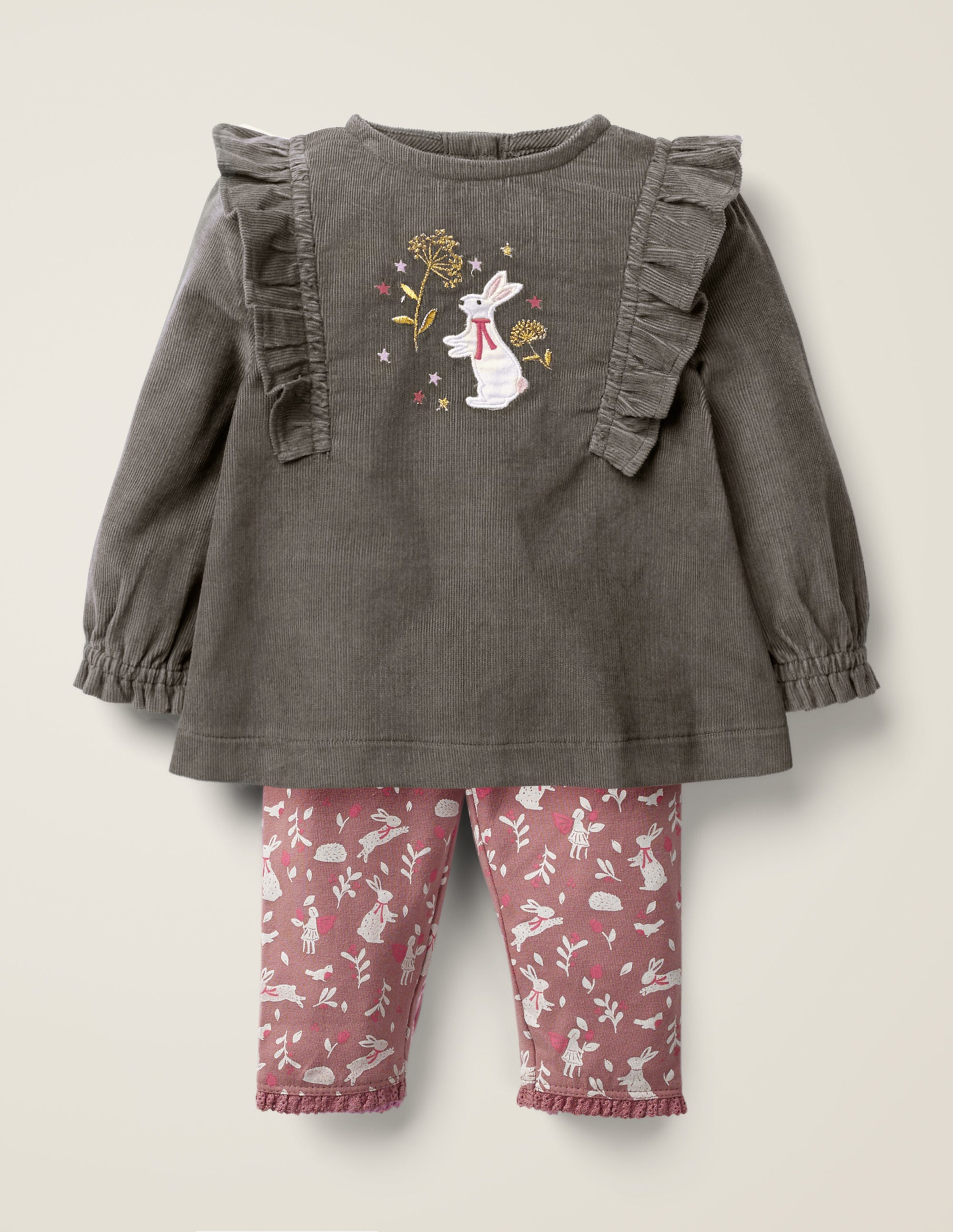 Ensemble avec Top tissé PNK Bébé Boden, Pink