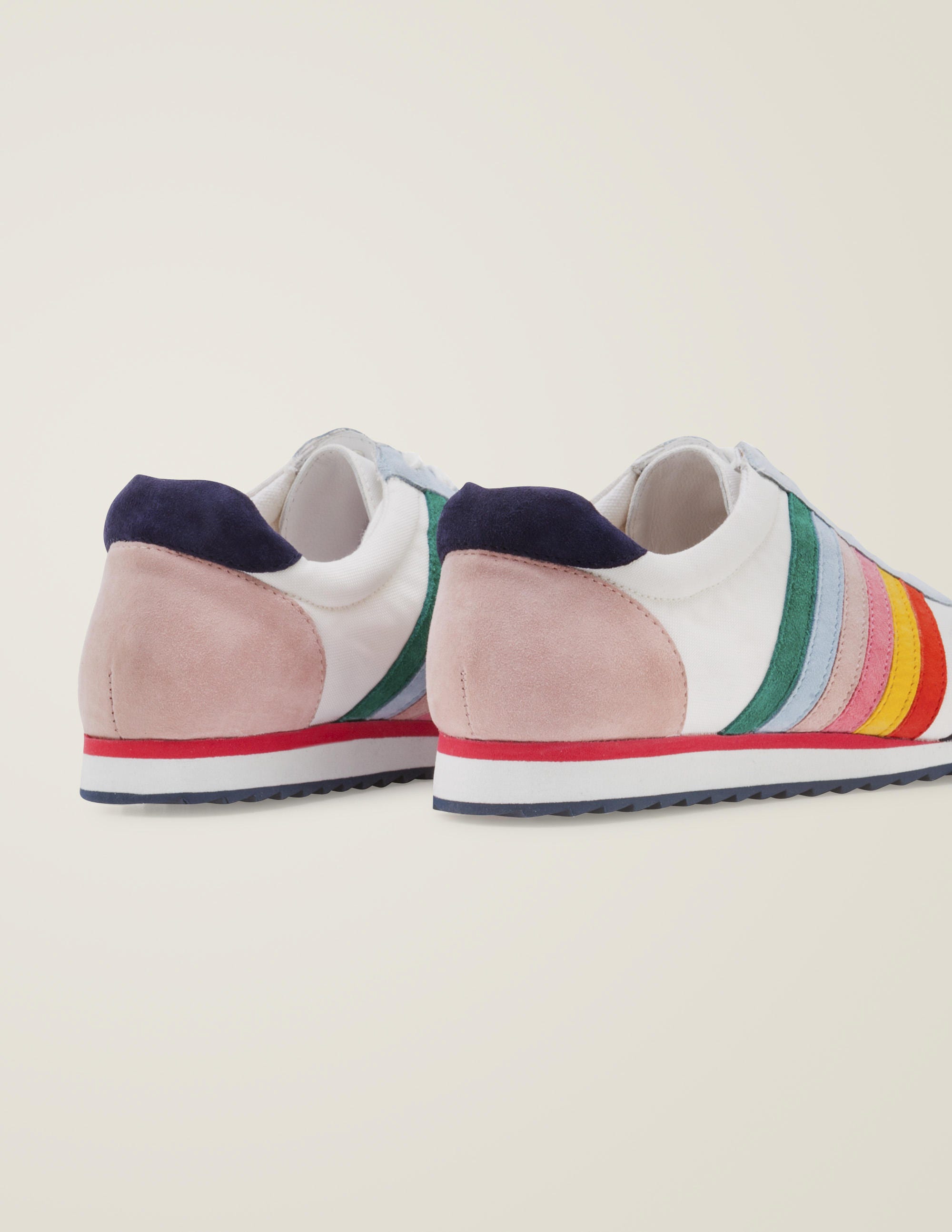 boden striped trainers