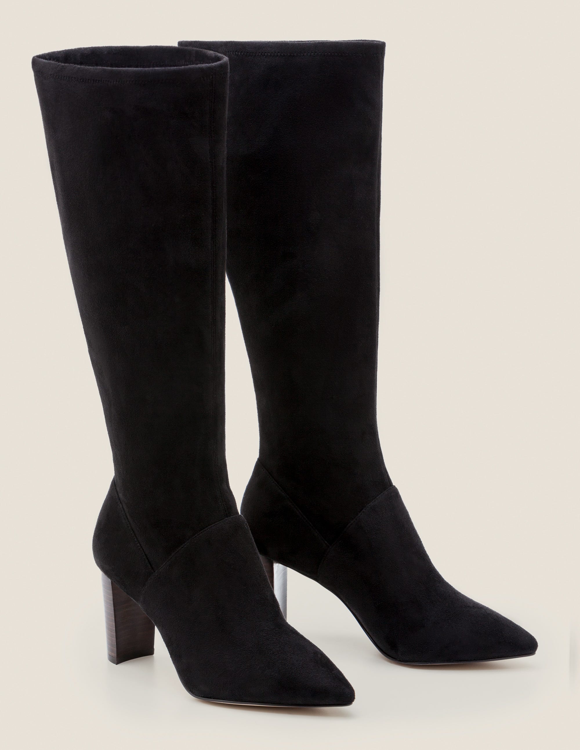 navy pointed boots