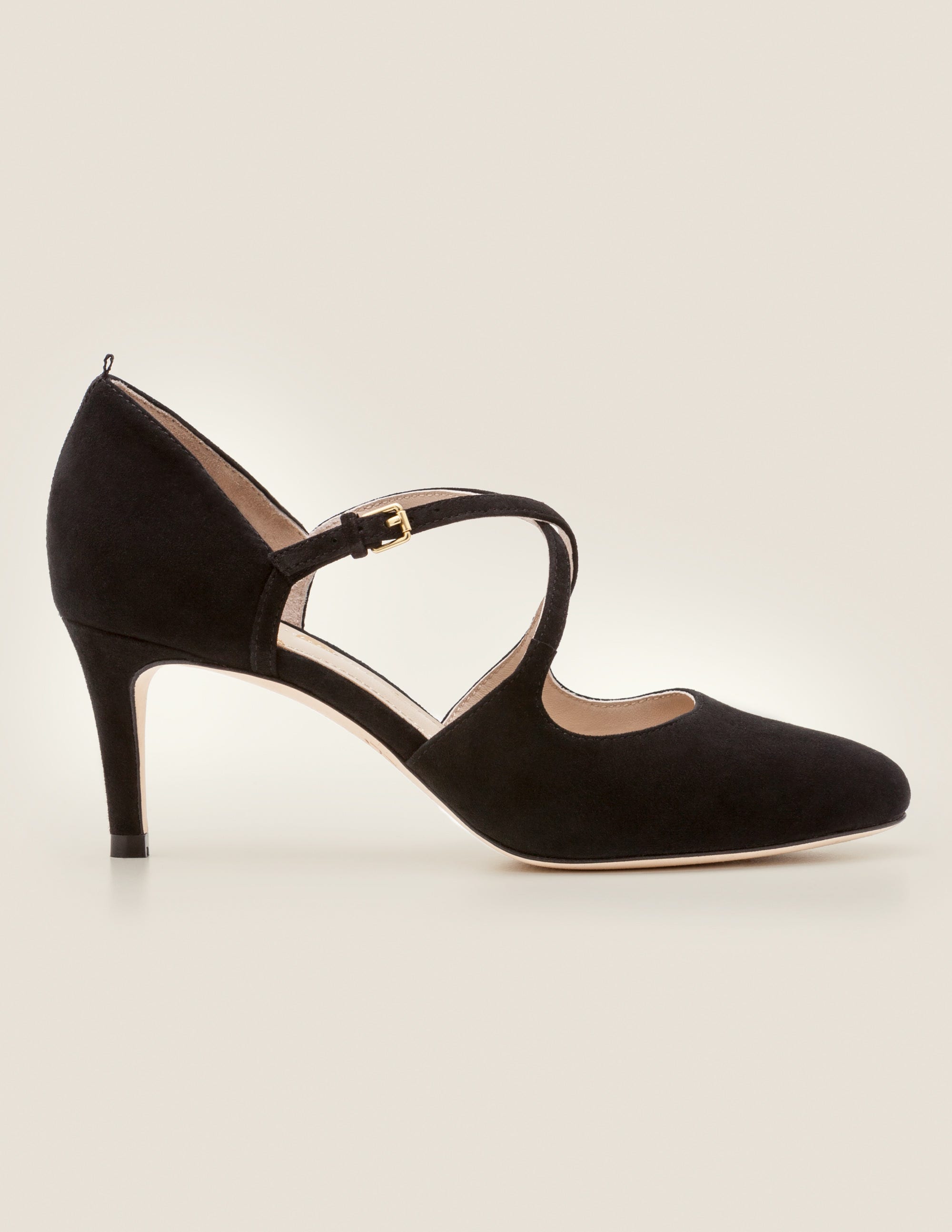 boden black heels