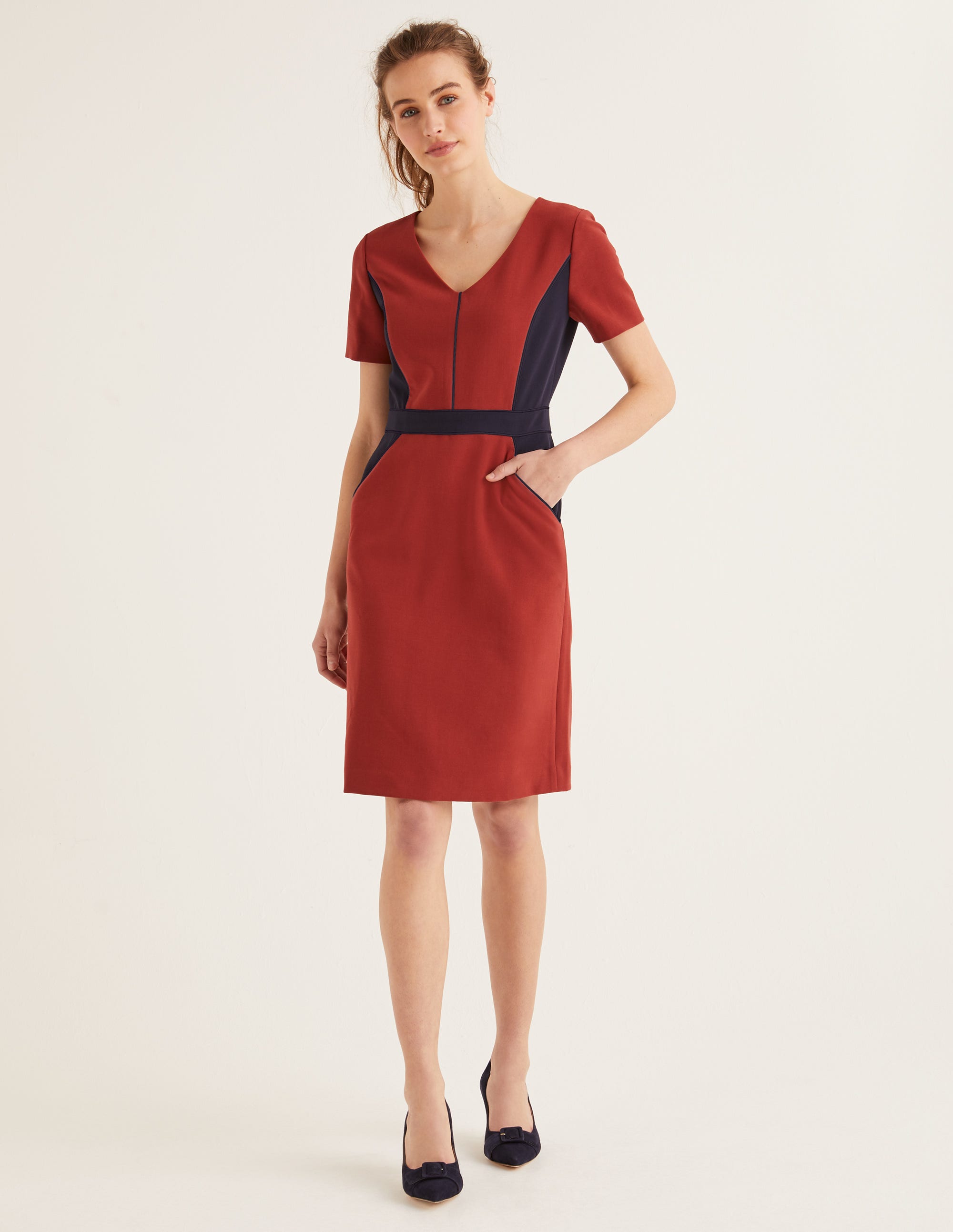 lola colour block dress