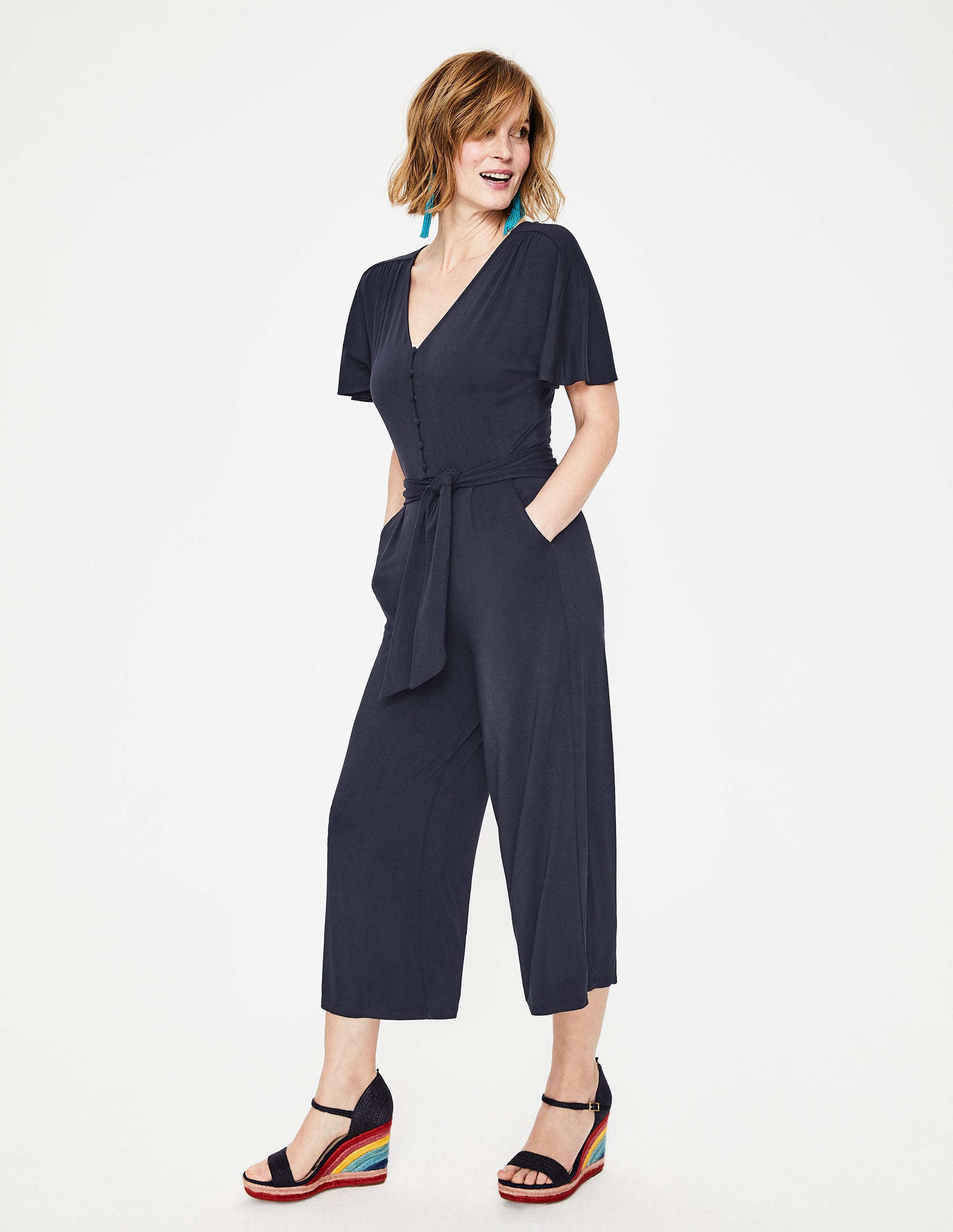 boden jumpsuit navy