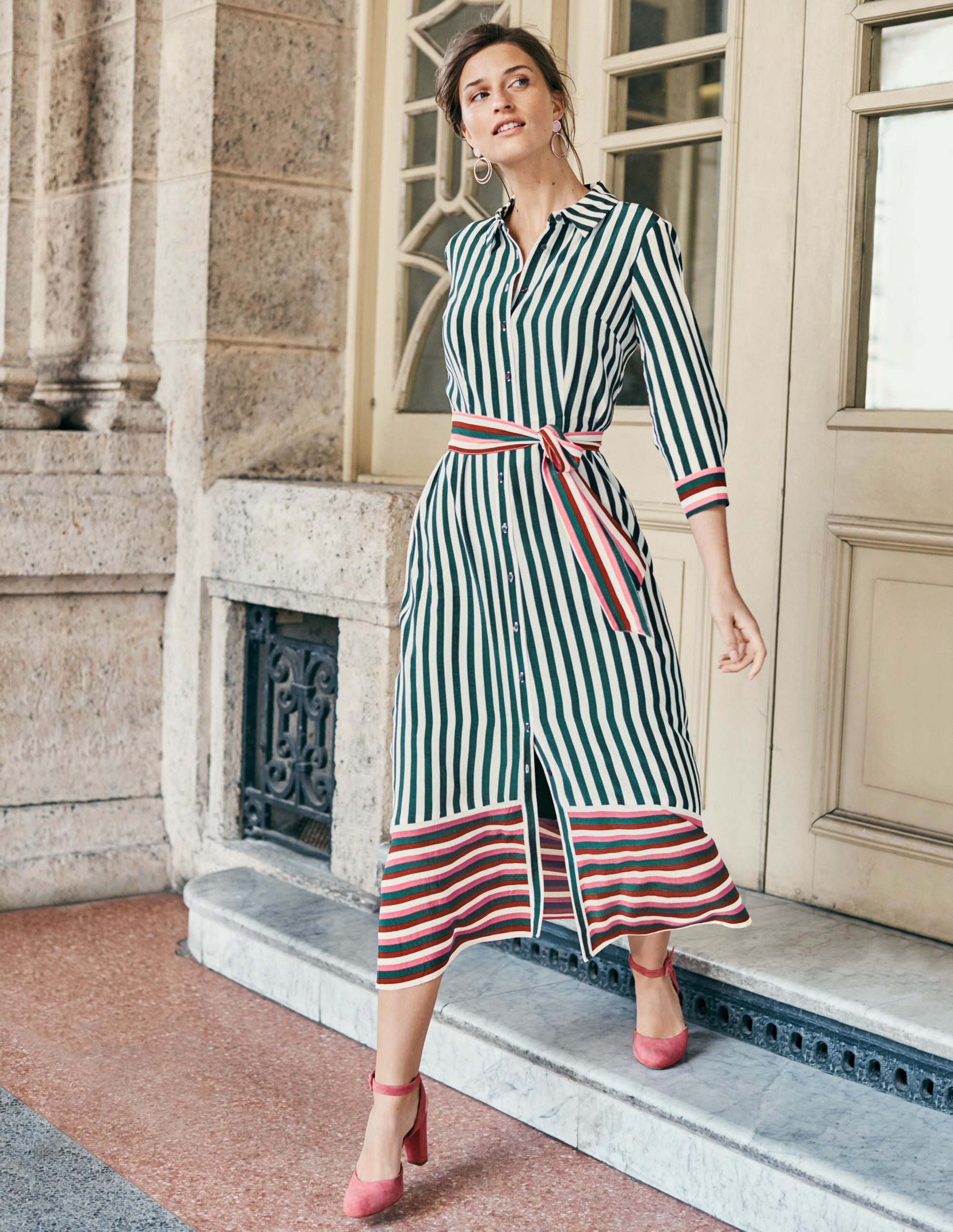 Elfrida bud hotsell print silk dress