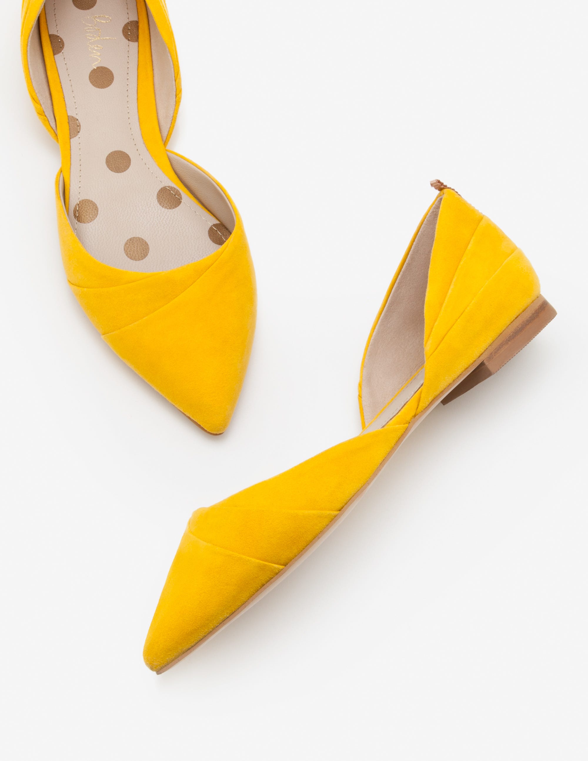 Chaussures plates Henrietta YEL Femme Boden, Yellow