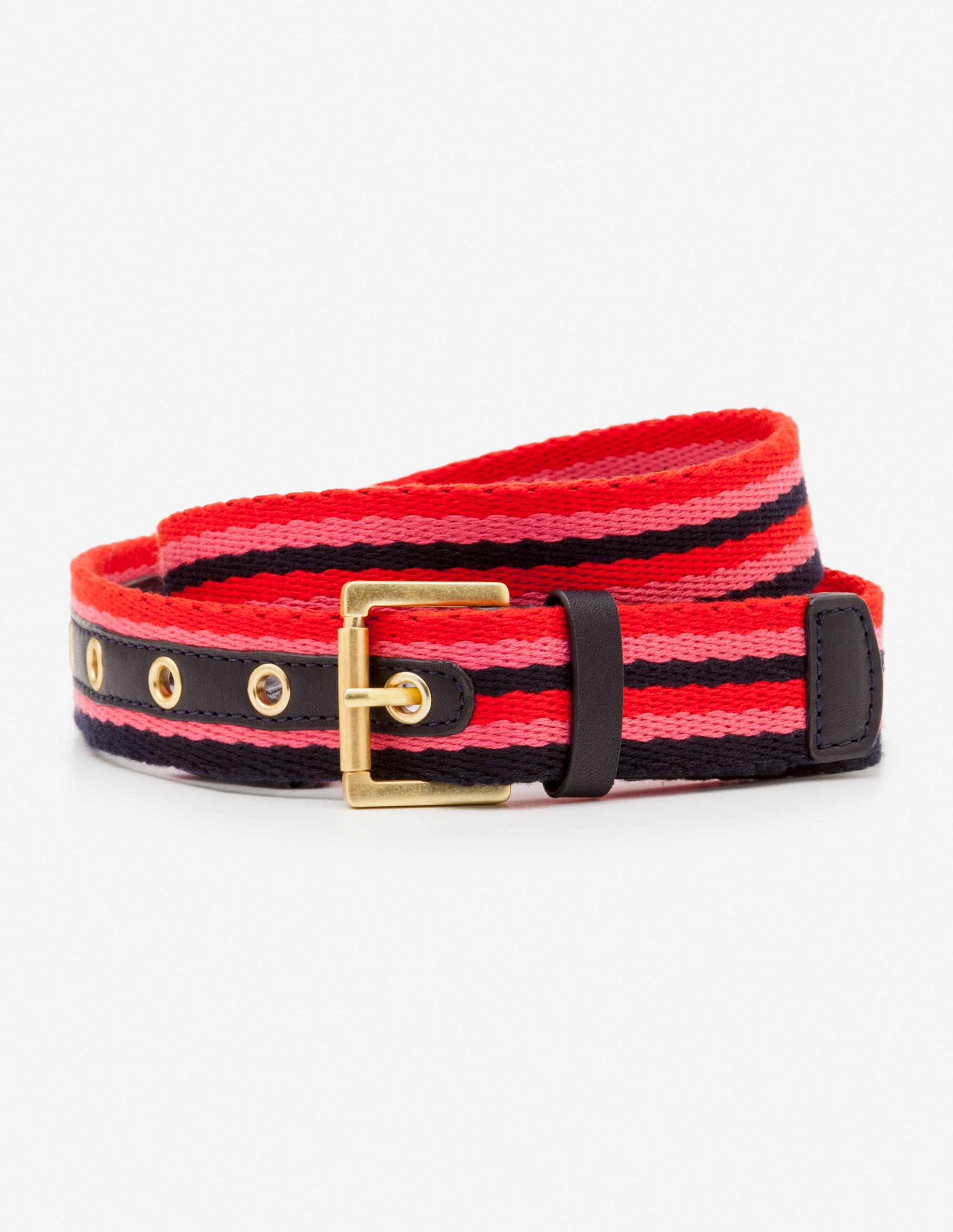 Ceinture en toile LRD Femme Boden, Red