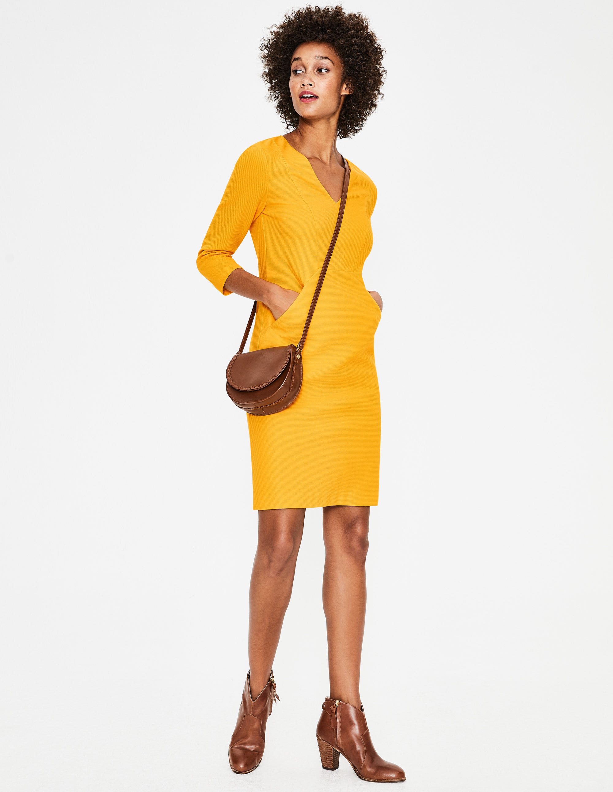 silk swing dress