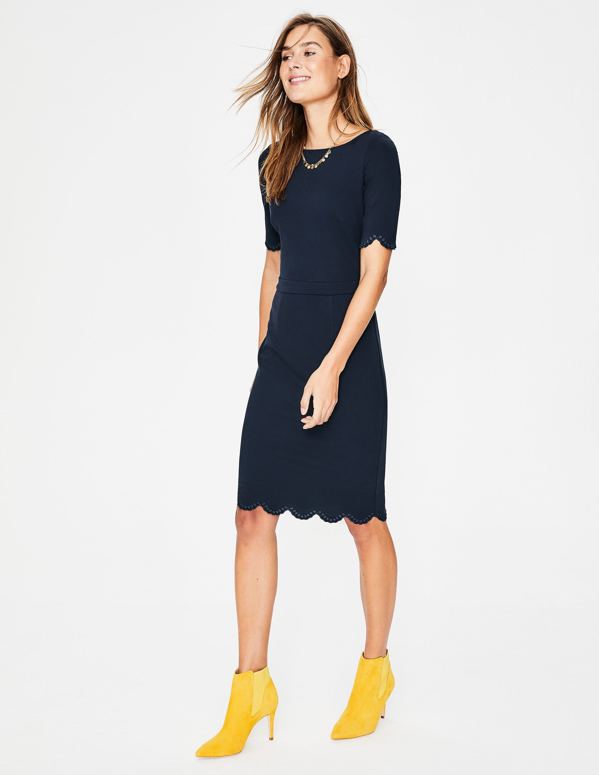 emma ponte dress boden