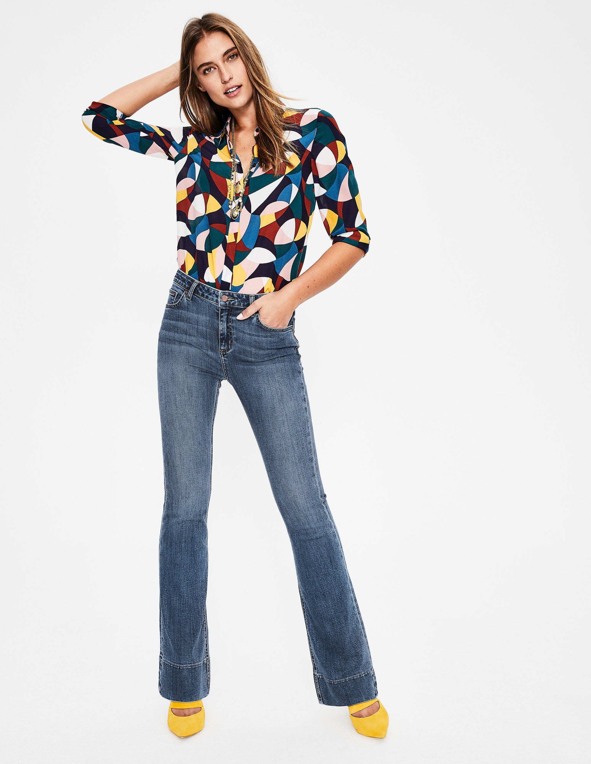 boden flared jeans