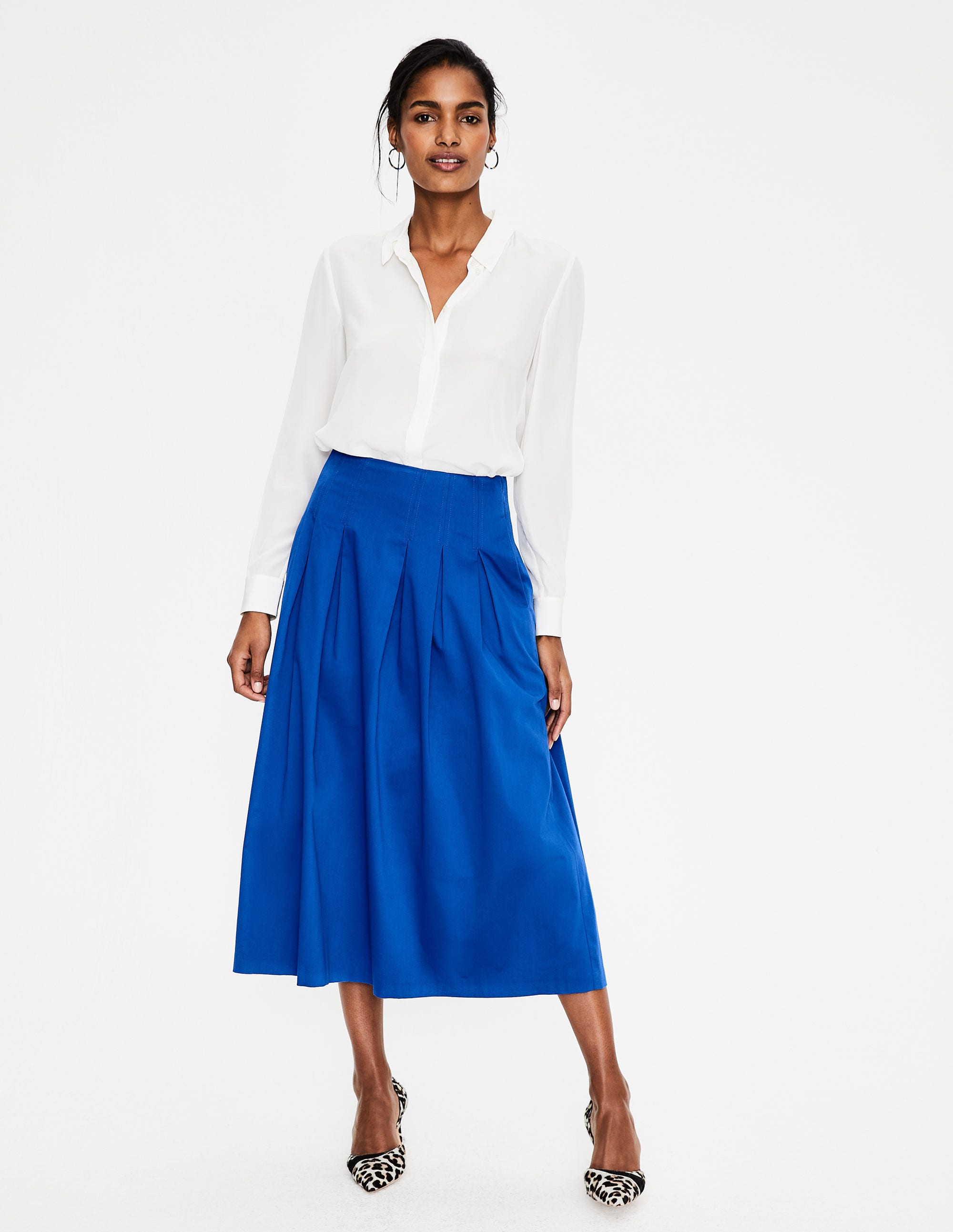 Theodora Pleated Skirt Boden