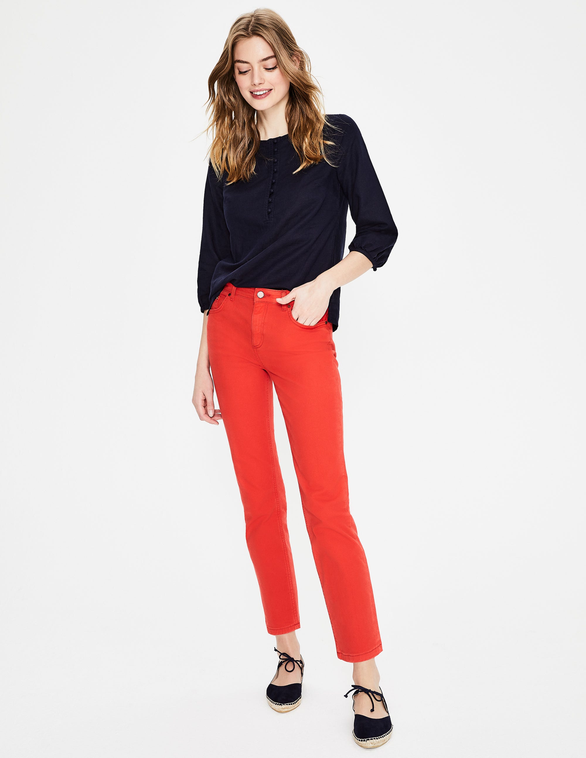 boden slim straight ankle skimmer