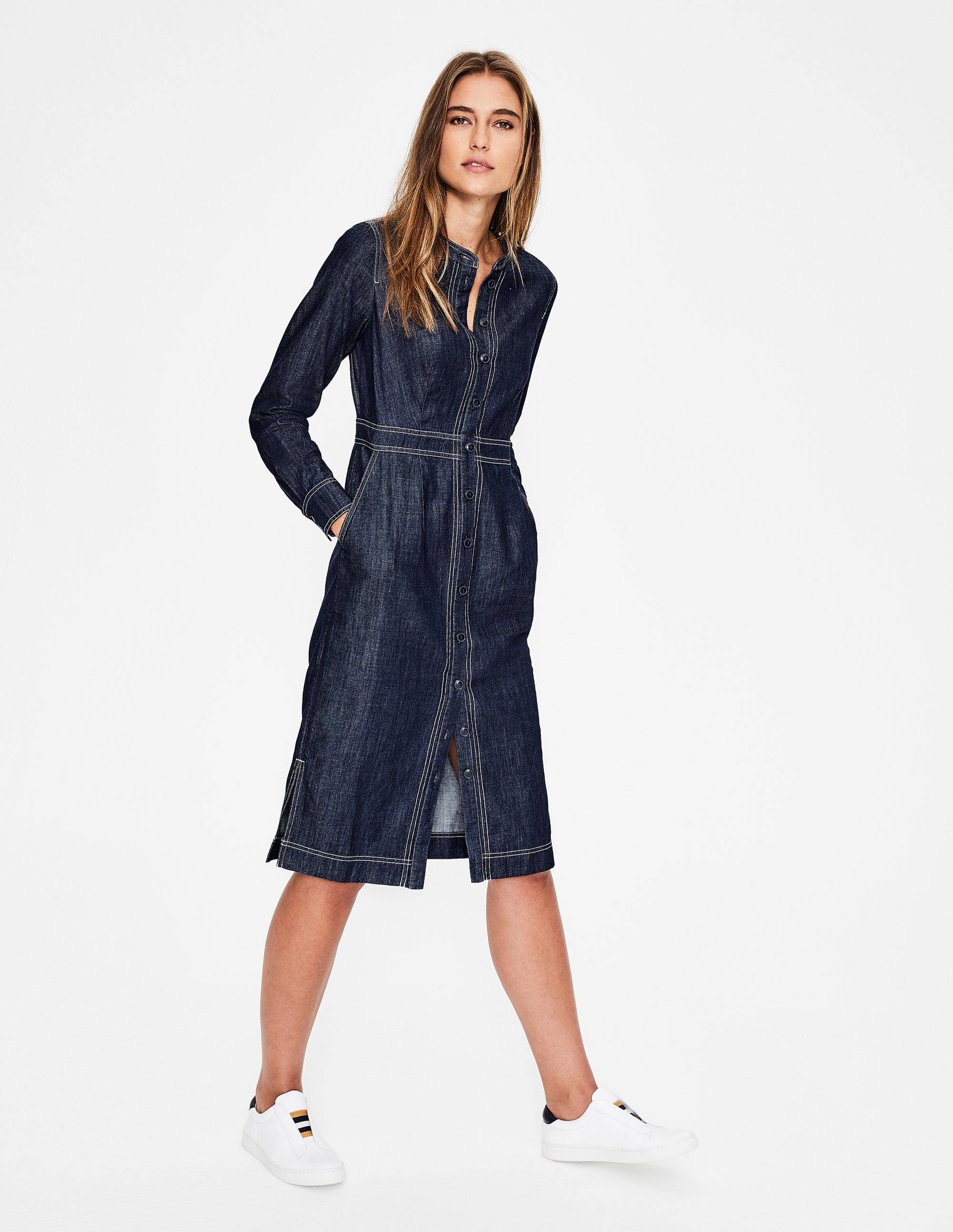 boden sara denim dress