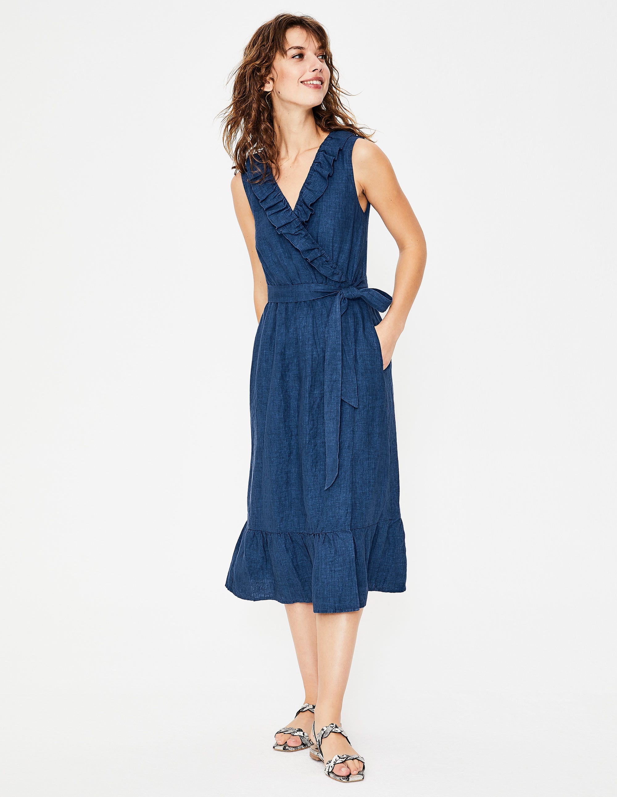 eliza j bow neck crepe shift dress