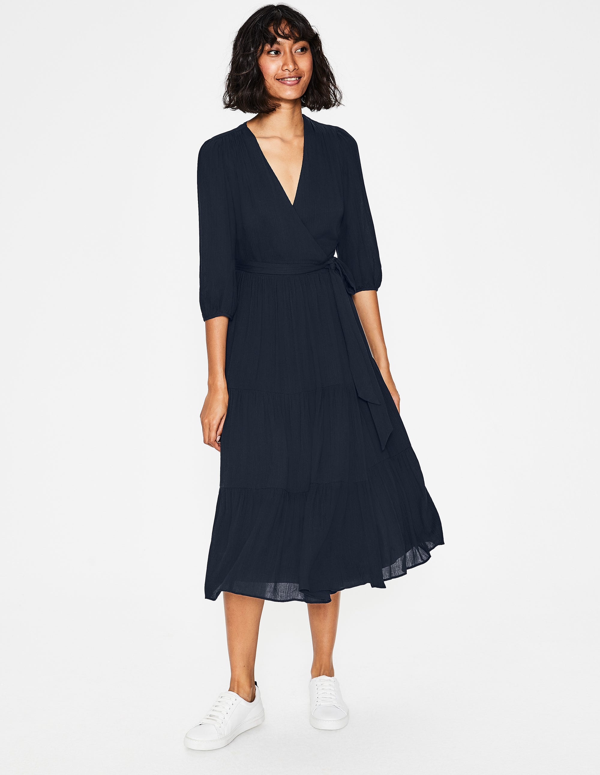 aurora midi wrap dress boden