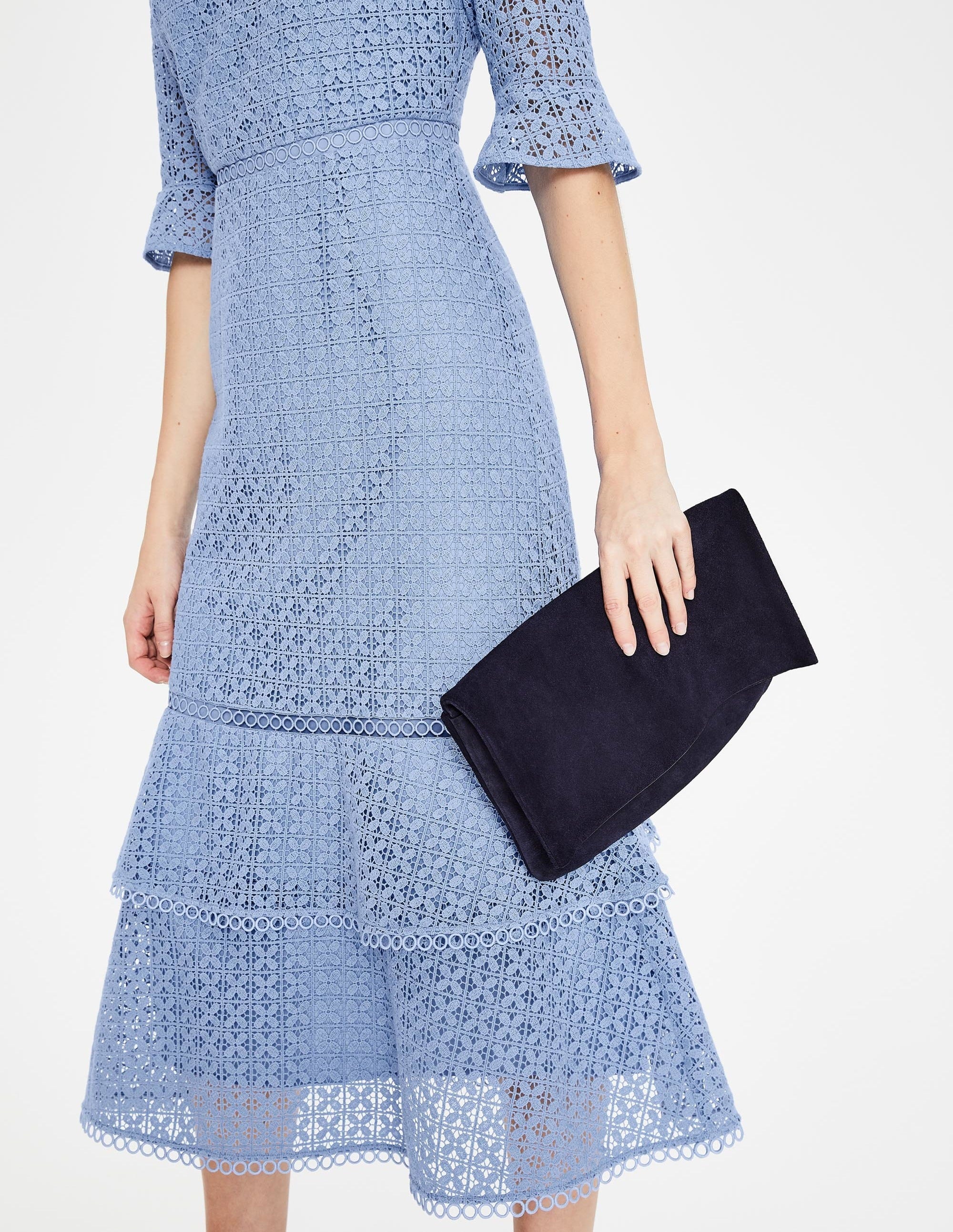 lana lace midi dress