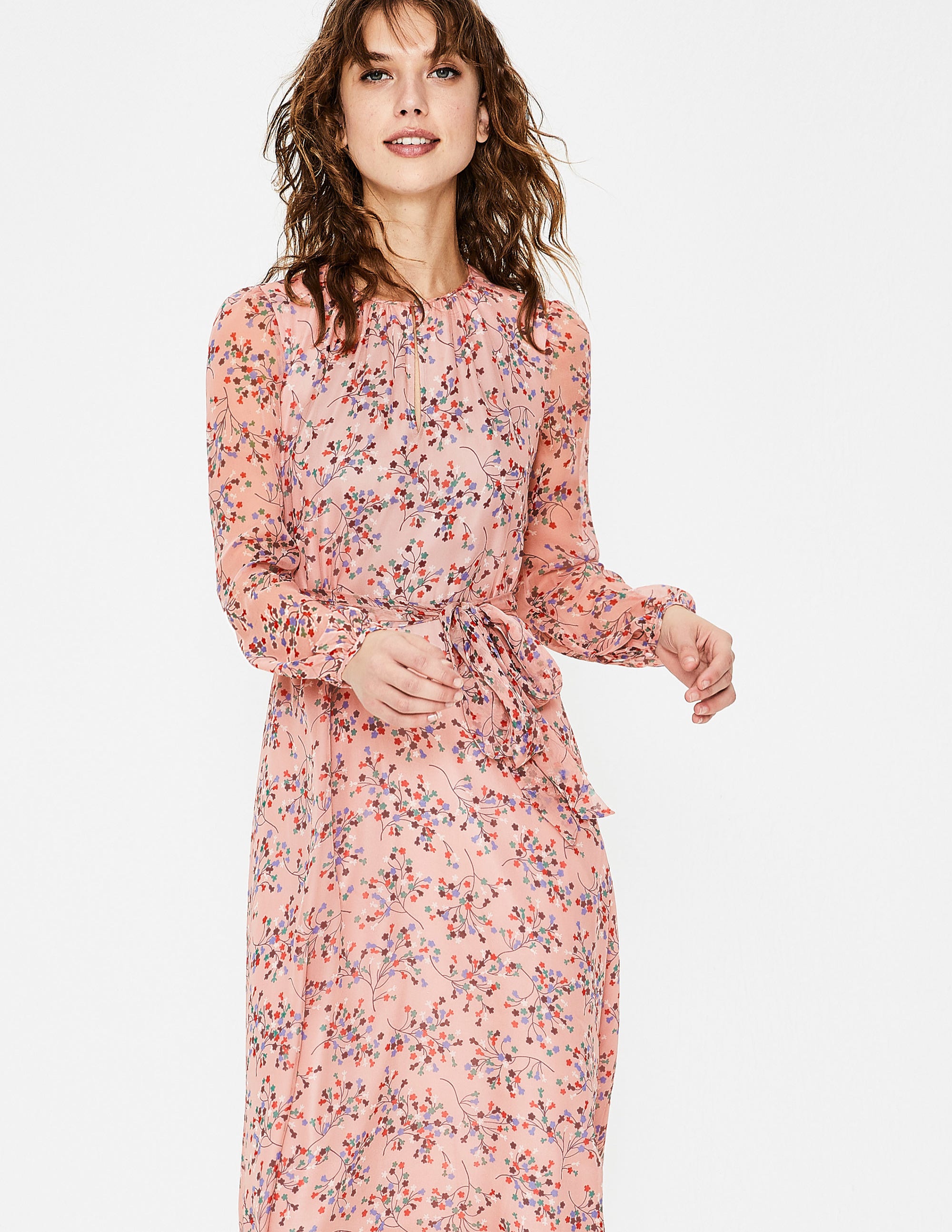 boden bonnie silk midi dress