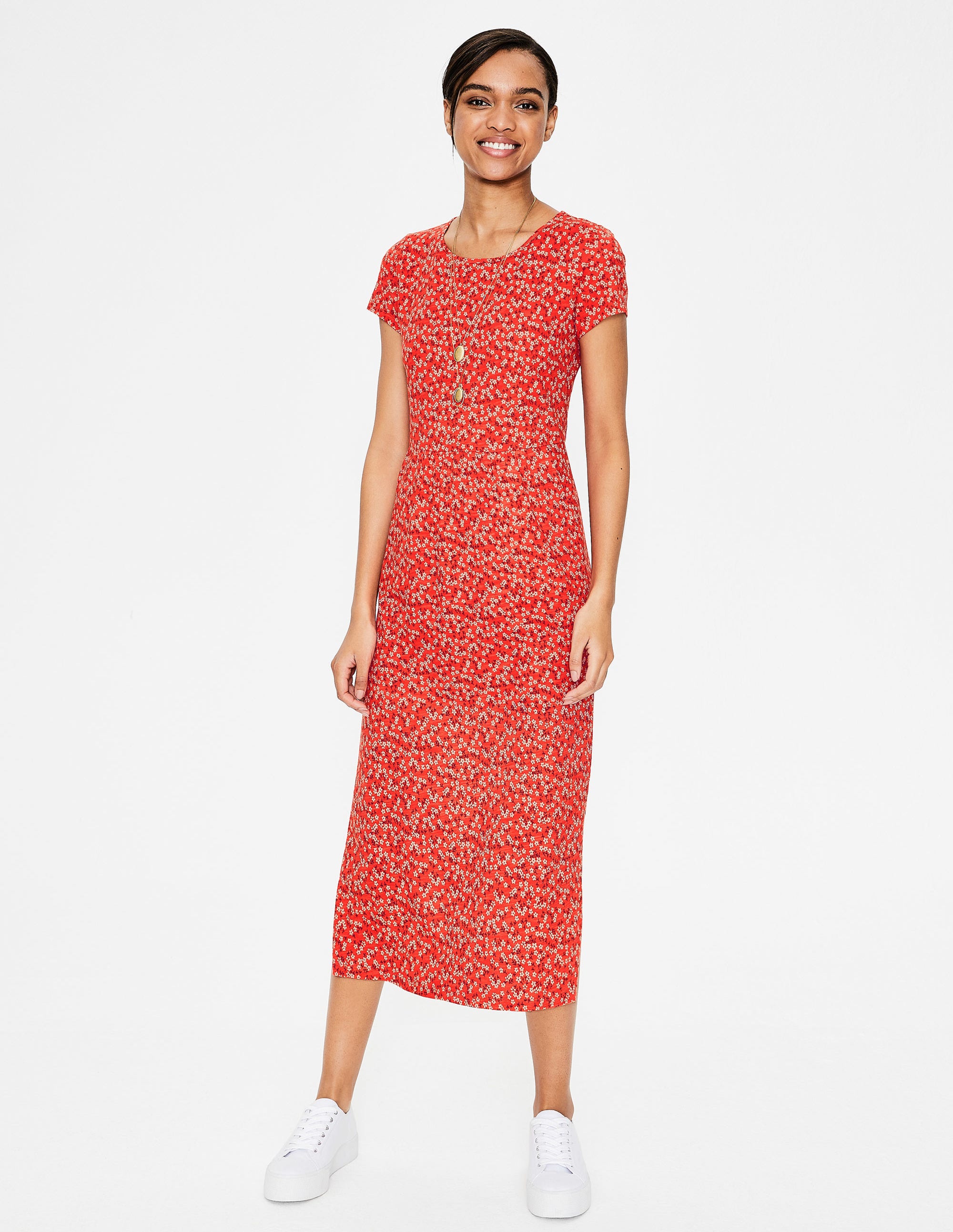 nicola jersey midi dress