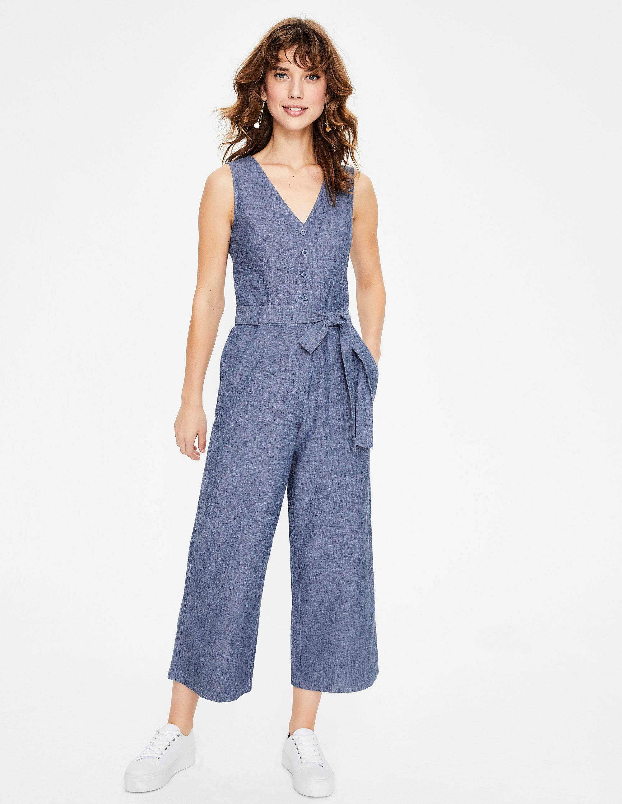 Verity Jumpsuit - Light Chambray | Boden UK