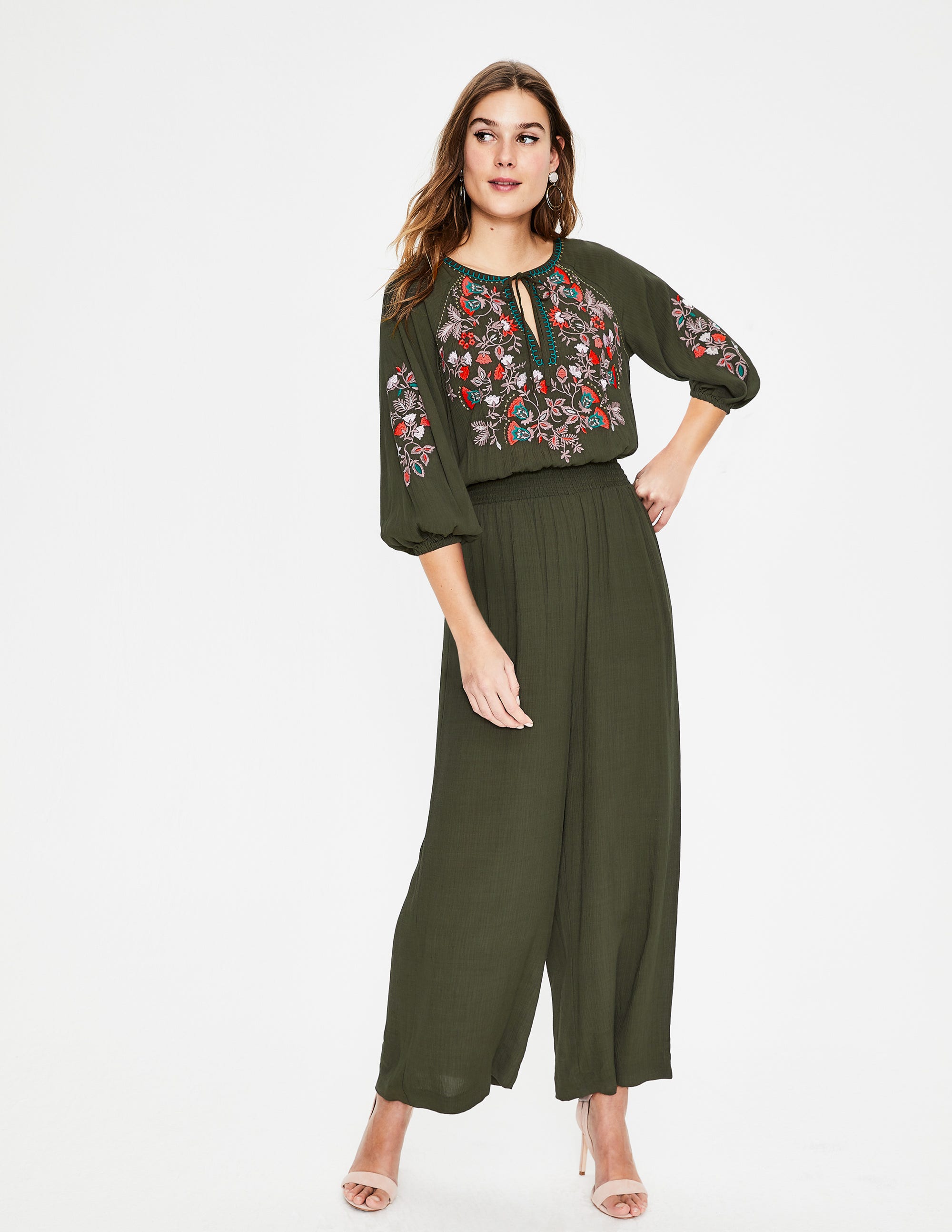 boden khaki jumpsuit