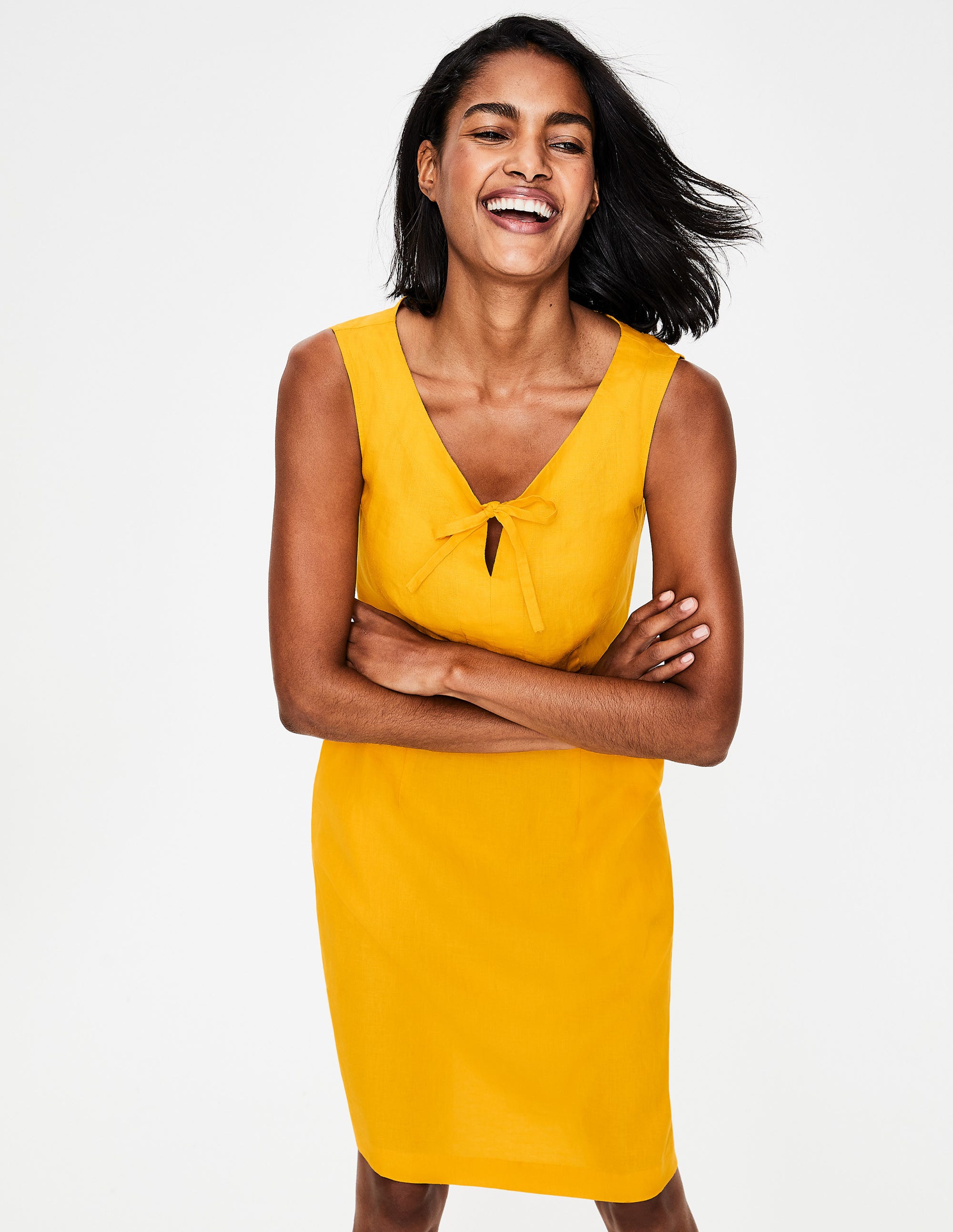 boden cassidy linen dress