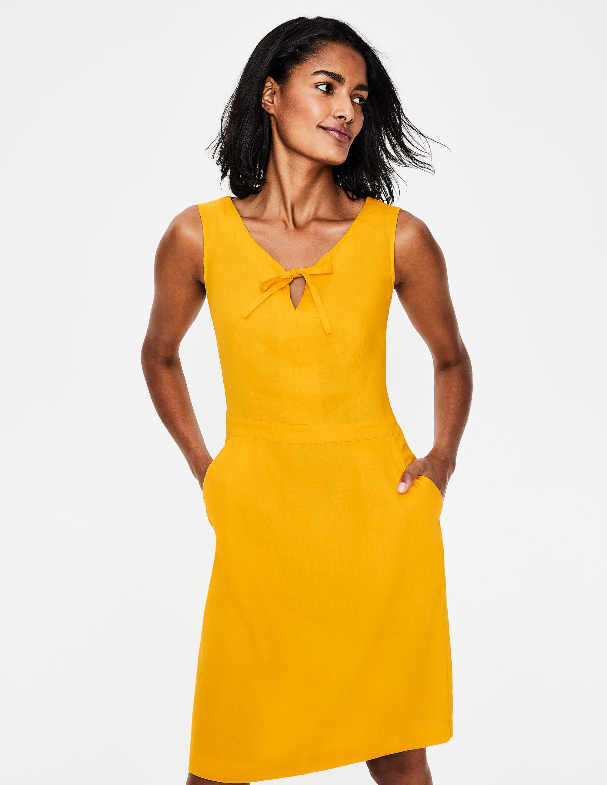 mango metallic striped dress
