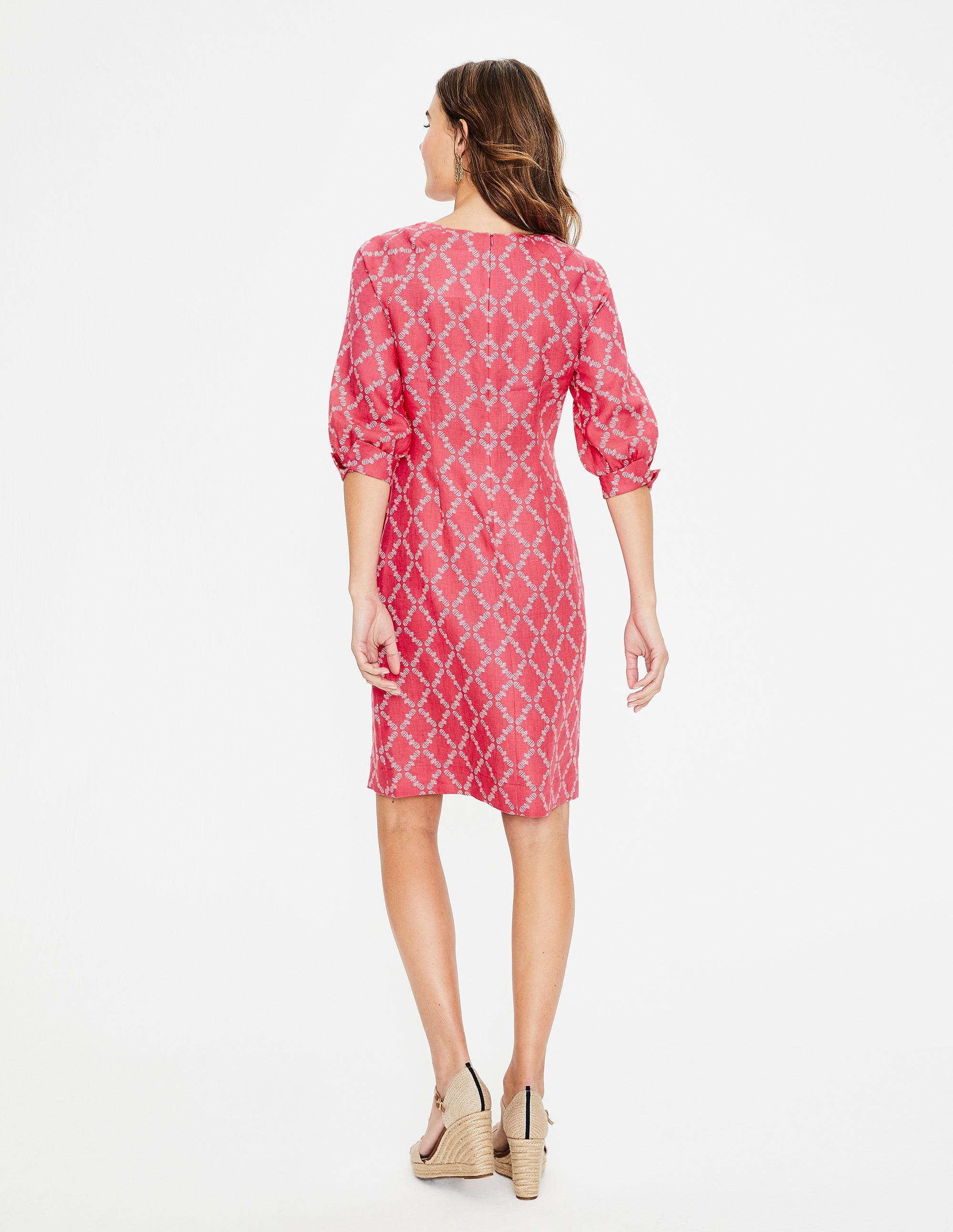 kate linen dress boden