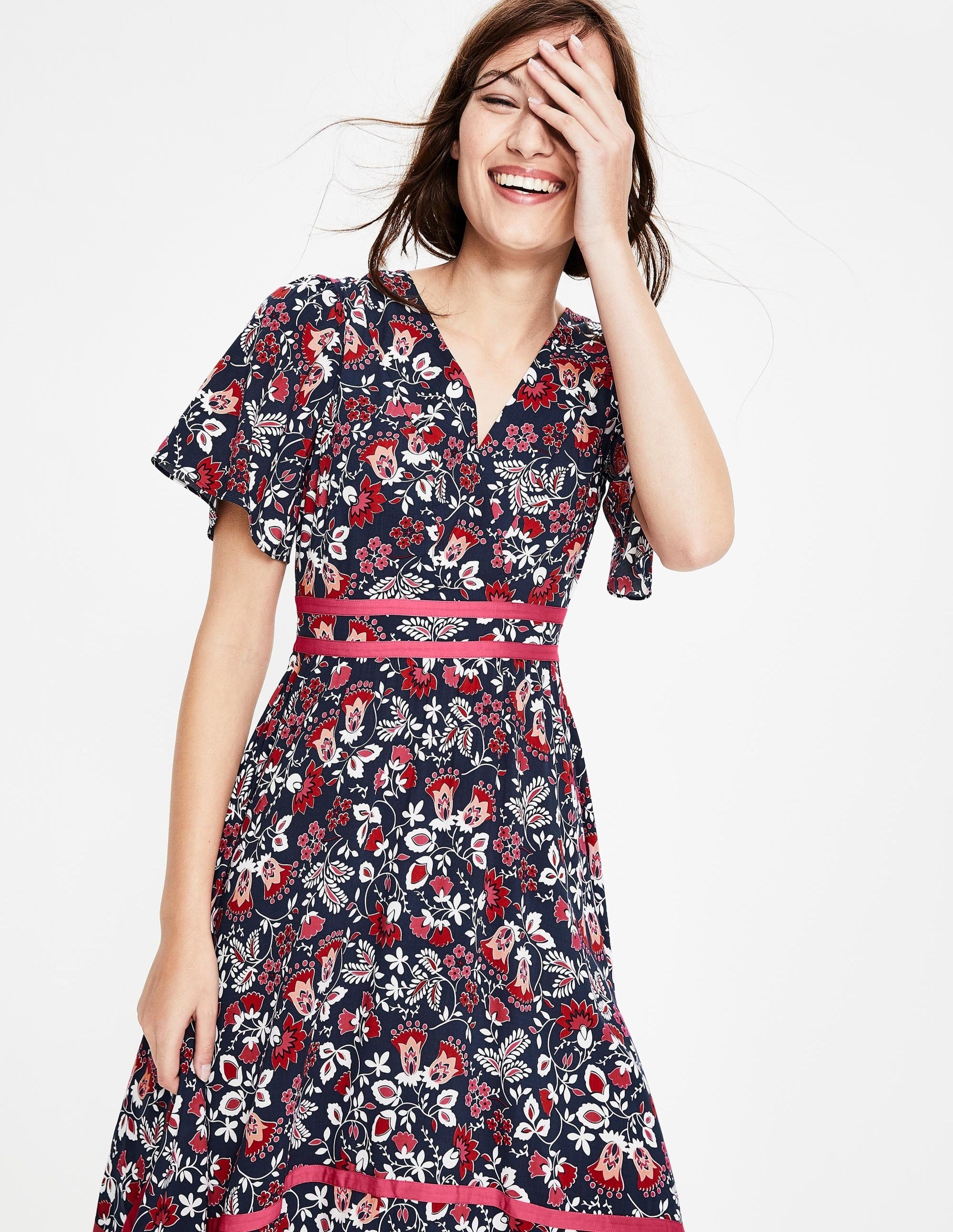 boden holly hanky hem dress