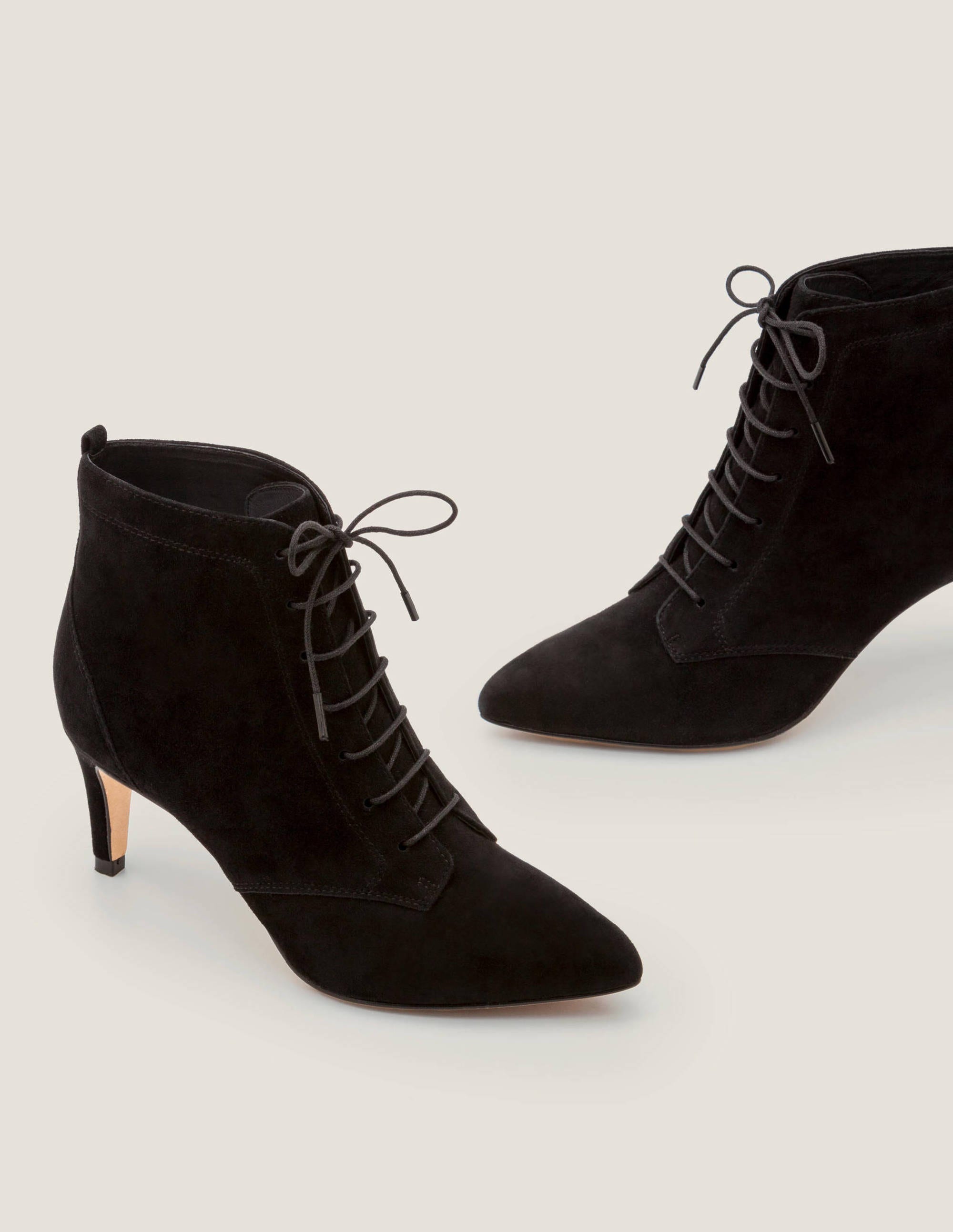 black ankle boots very