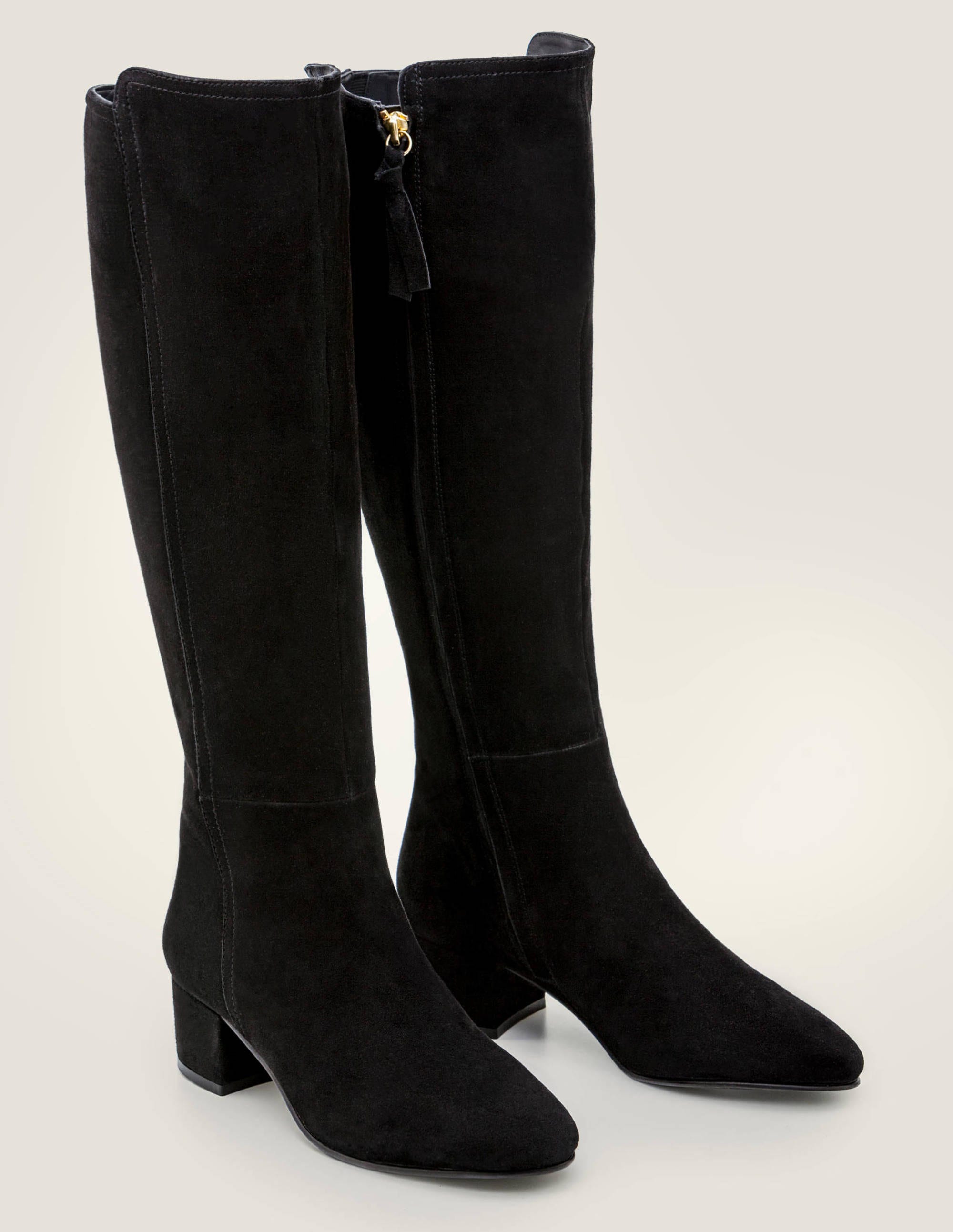 soft suede knee high boots