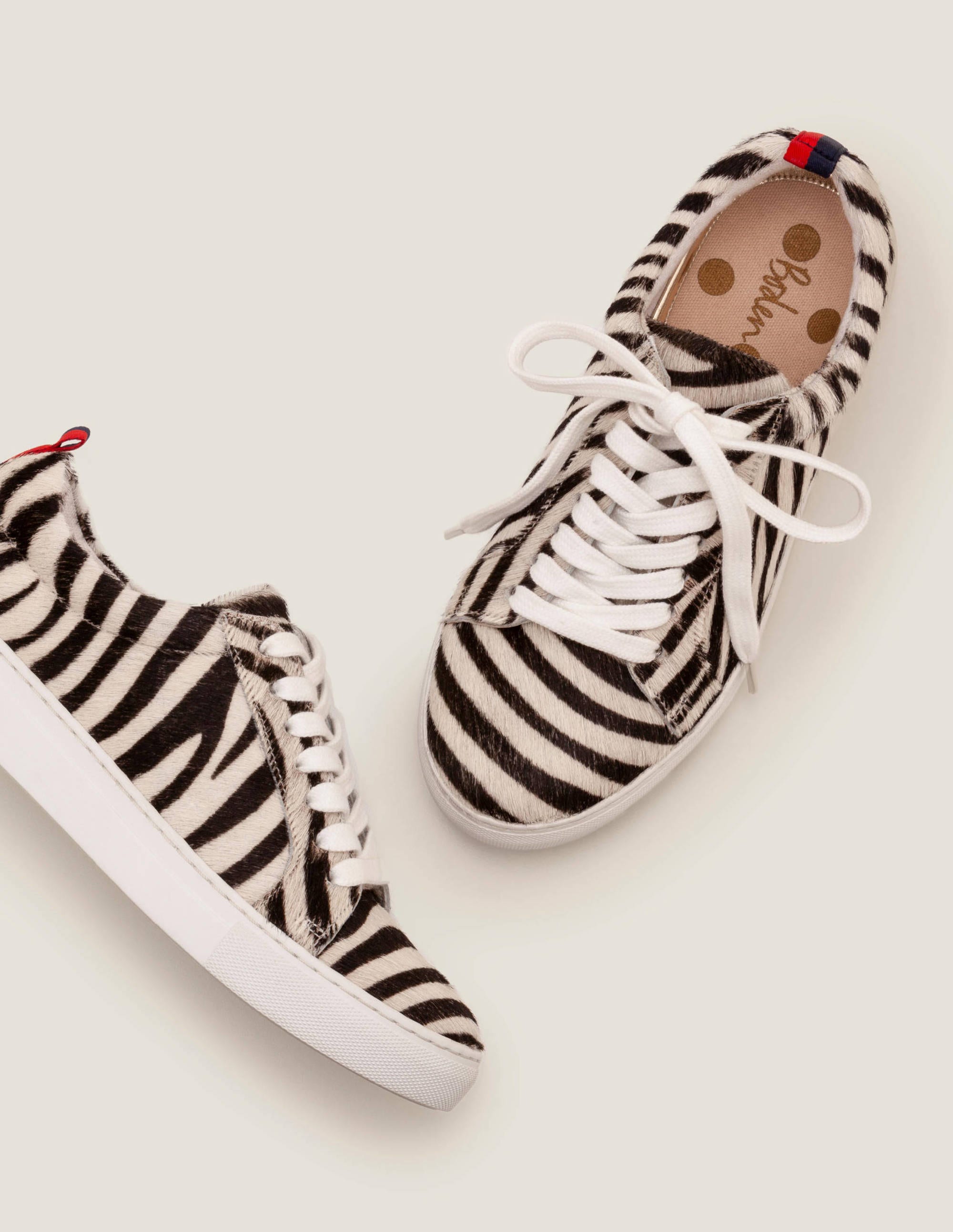 boden striped trainers