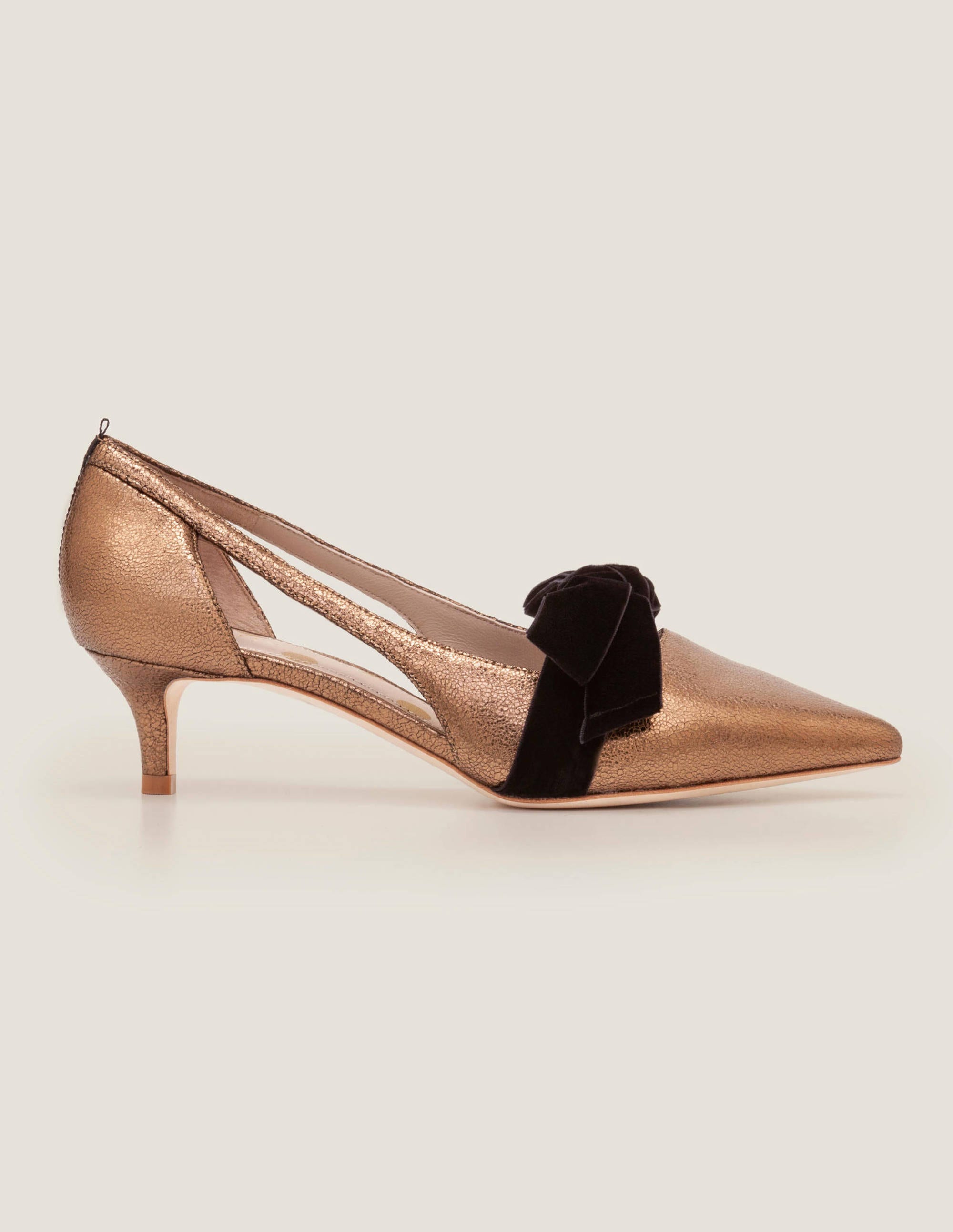 bronze heels