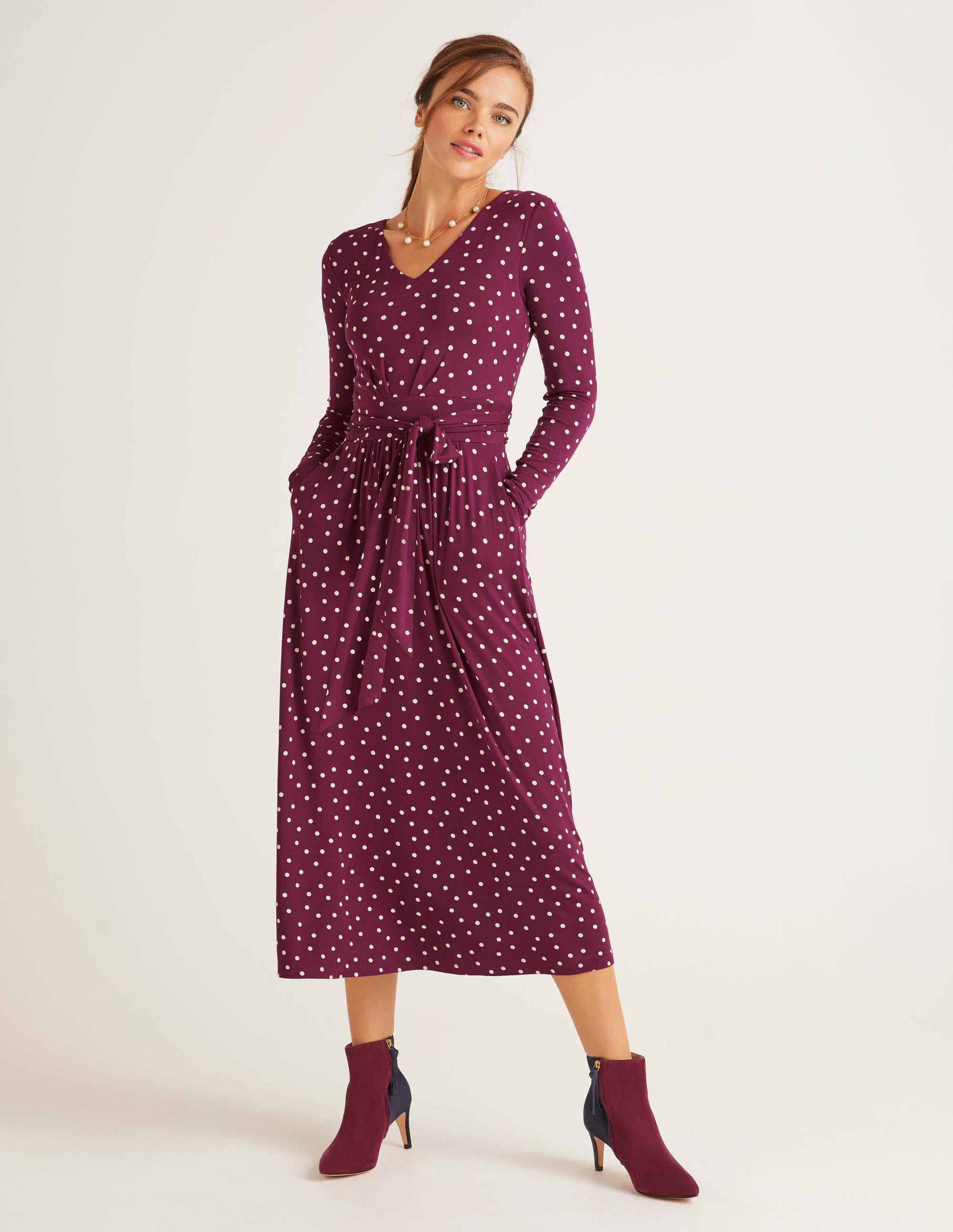 boden jersey midi dress